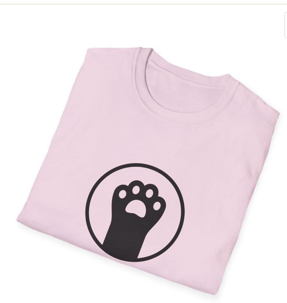 Kpop Shirt, Paws Up for Kpop Tee, Fan Merch, Concert Outfit, Unisex Cotton T-Shirt