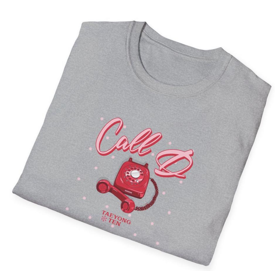 NCTU Kpop Shirt, Taeyong and Ten Call D Custom Tee, Fan Gift, Concert Outfit, Unisex Cotton T-Shirt