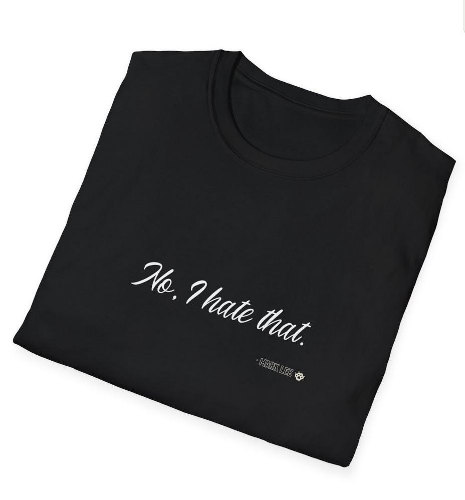 NCT Kpop Shirt, Mark Lee No I Hate That Meme Tee, Funny Fan Merch, Concert Outfit, Unisex Cotton T-Shirt