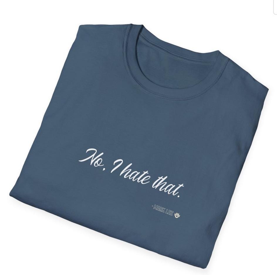 NCT Kpop Shirt, Mark Lee No I Hate That Meme Tee, Funny Fan Merch, Concert Outfit, Unisex Cotton T-Shirt