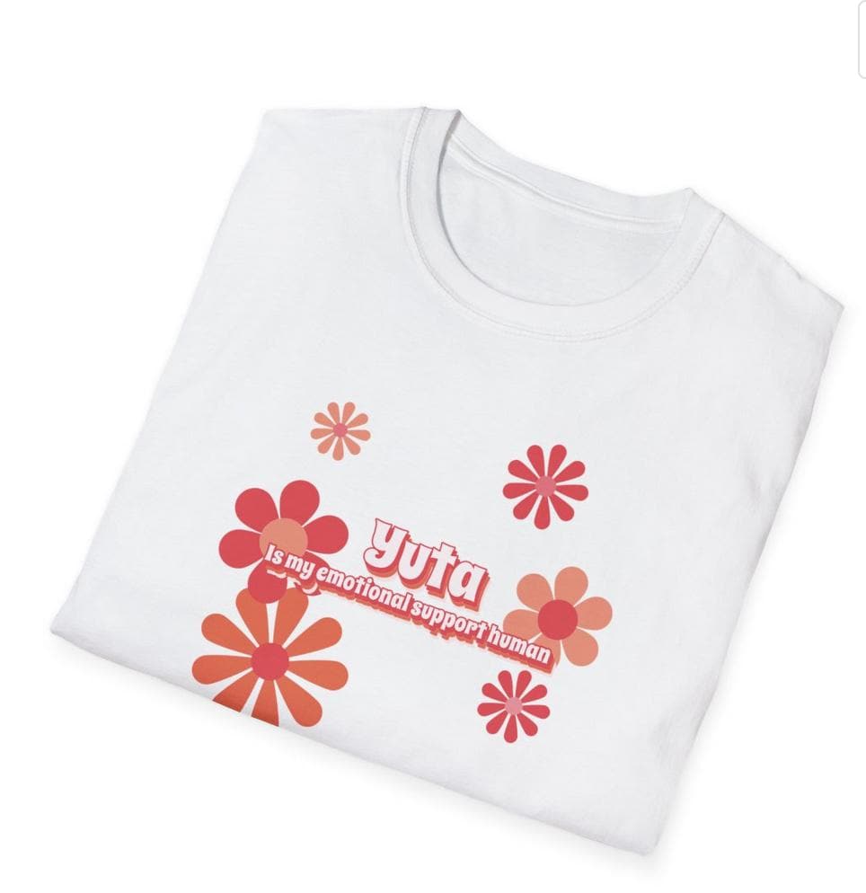 NCT 127 Kpop Shirt, Yuta Emotional Support Human Tee, Fan Merch, Concert Outfit, Unisex Cotton T-Shirt