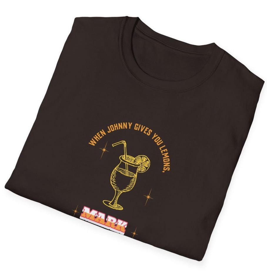 NCT Kpop Shirt, When Johnny Gives You Lemons Mark Lemonade Meme Tee, Funny Fan Merch, Concert Outfit, Unisex Cotton T-Shirt