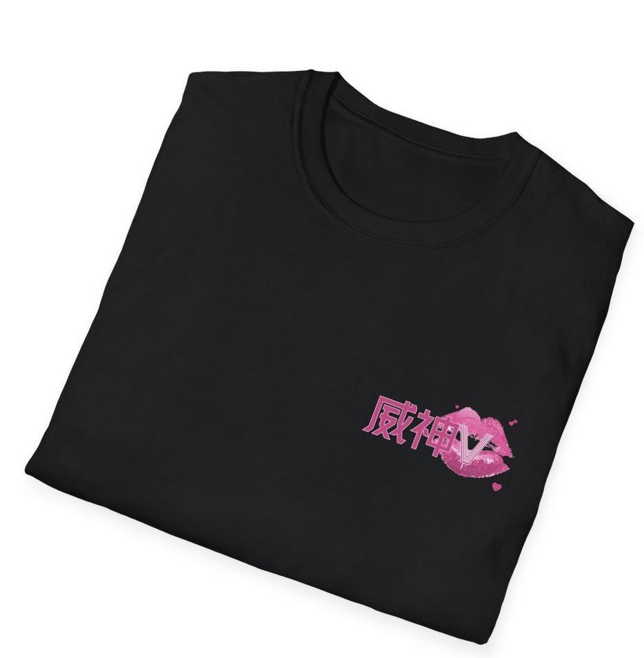 WayV Kpop Shirt, Logo Lipstick Kiss Tee, Aesthetic Outfit, Fan Merch, Unisex Cotton T-Shirt
