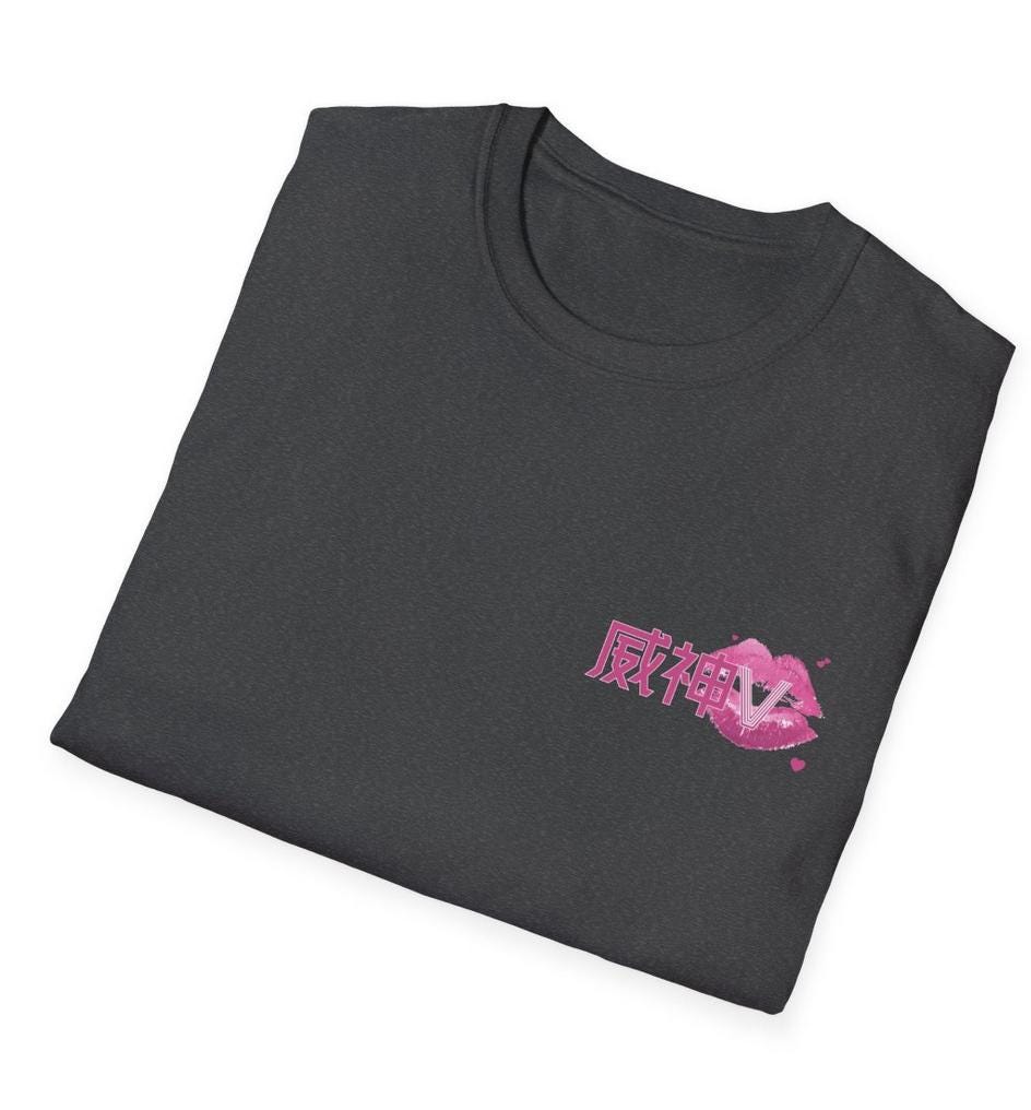 WayV Kpop Shirt, Logo Lipstick Kiss Tee, Aesthetic Outfit, Fan Merch, Unisex Cotton T-Shirt