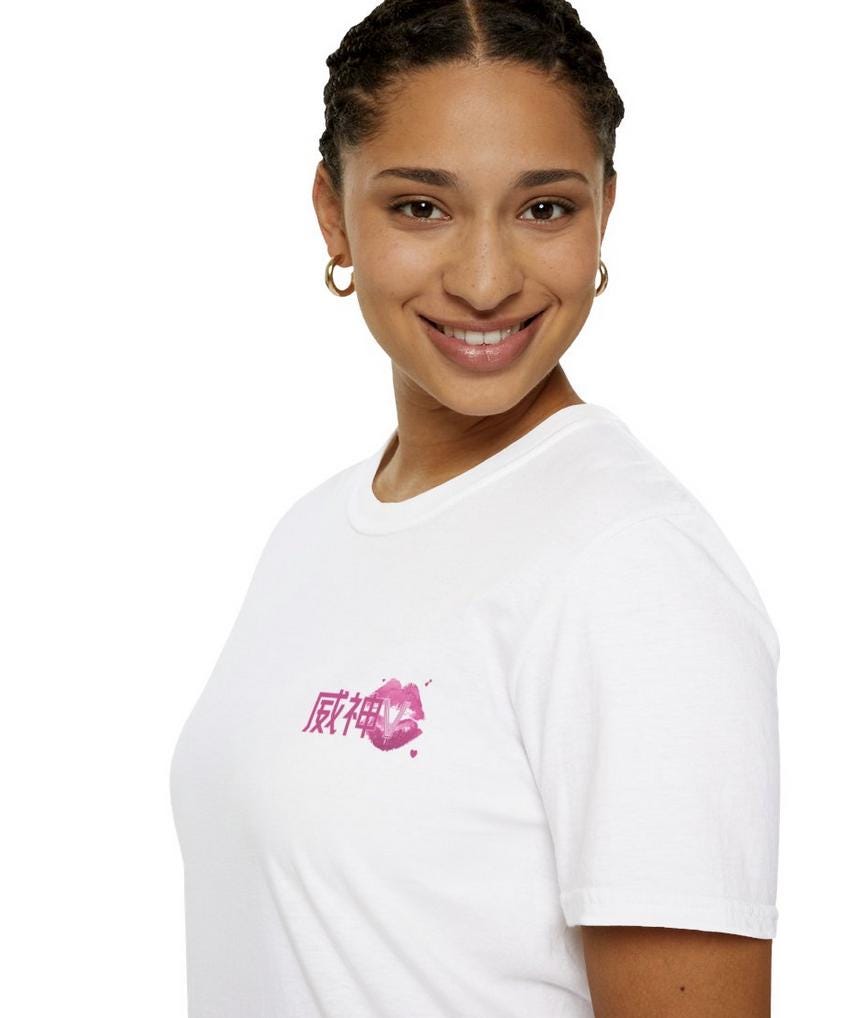 WayV Kpop Shirt, Logo Lipstick Kiss Tee, Aesthetic Outfit, Fan Merch, Unisex Cotton T-Shirt