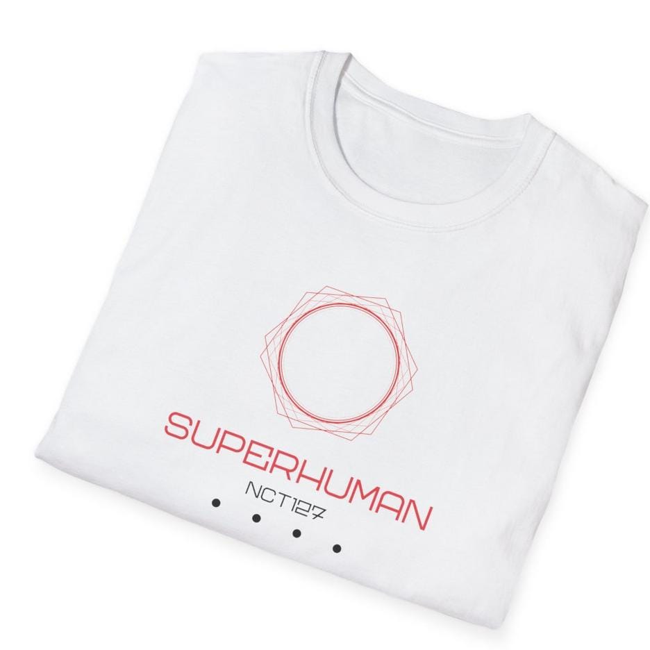 NCT 127 Kpop Shirt, Superhuman Tee, Fan Merch, Concert Outfit, Unisex Cotton T-Shirt