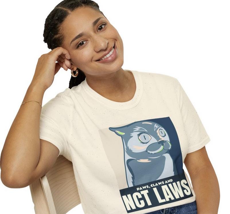 WayV Kpop Shirt, Paws Claws and WayV Laws Tee, Funny Fan Merch, Cute Outfit, Unisex Cotton T-Shirt