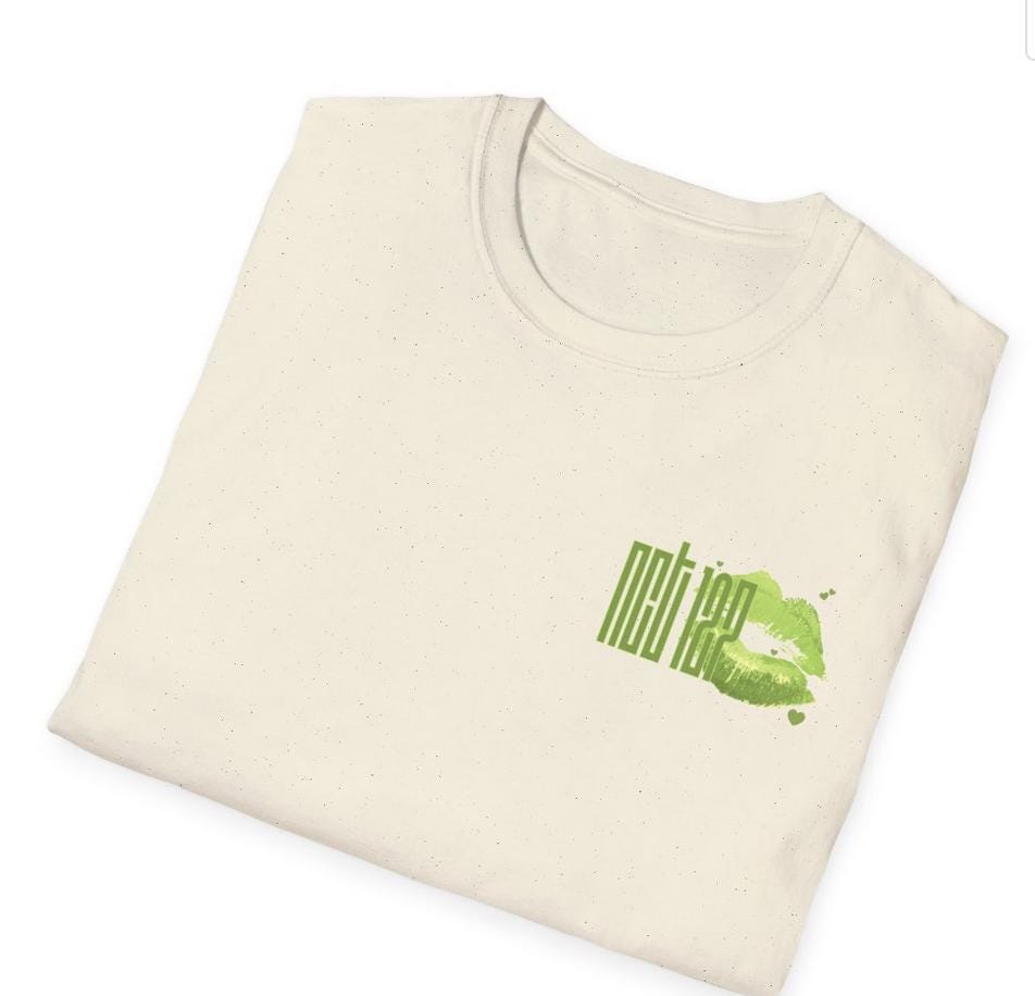 Kpop Shirt, Logo Lipstick Kiss Tee, NCT127 Fan Merch, Concert Outfit, Unisex Cotton T-Shirt