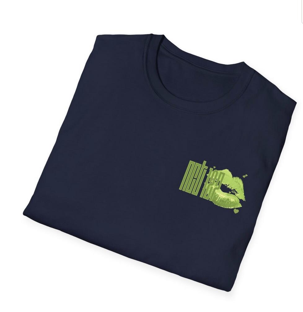 Kpop Shirt, Logo Lipstick Kiss Tee, NCT127 Fan Merch, Concert Outfit, Unisex Cotton T-Shirt