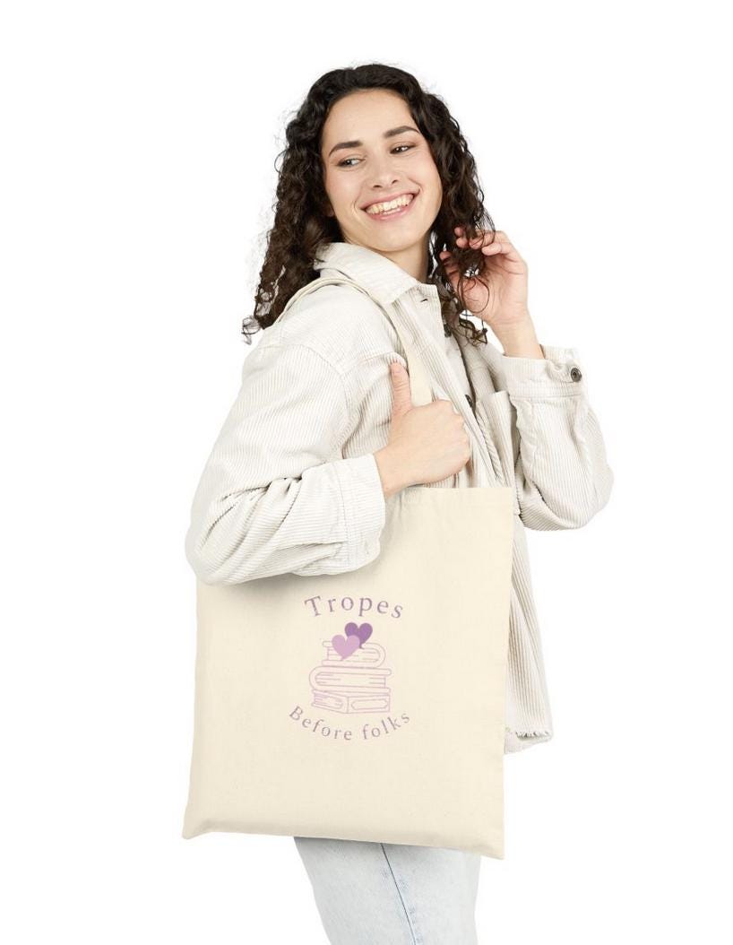 Kpop Tote, Tropes Before Folks Bag, Fanfiction Merch, Aesthetic Gift, Reusable Shopper