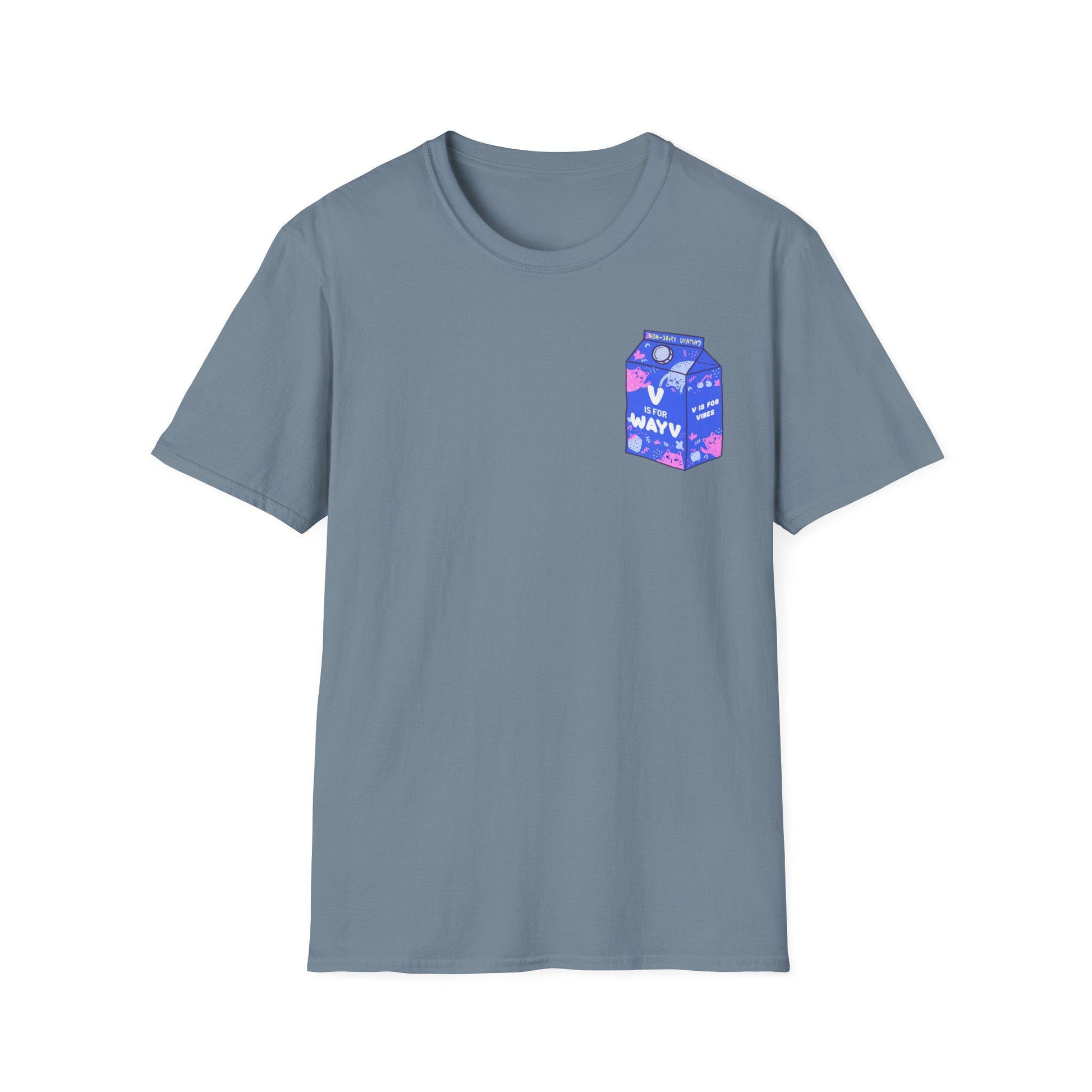 WayV Kpop Shirt, Non Dairy Drama Tee, V Is For WayV Milk Carton Graphic, Funny Fan Merch