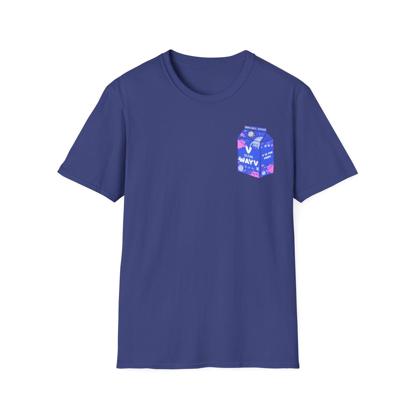 WayV Kpop Shirt, Non Dairy Drama Tee, V Is For WayV Milk Carton Graphic, Funny Fan Merch