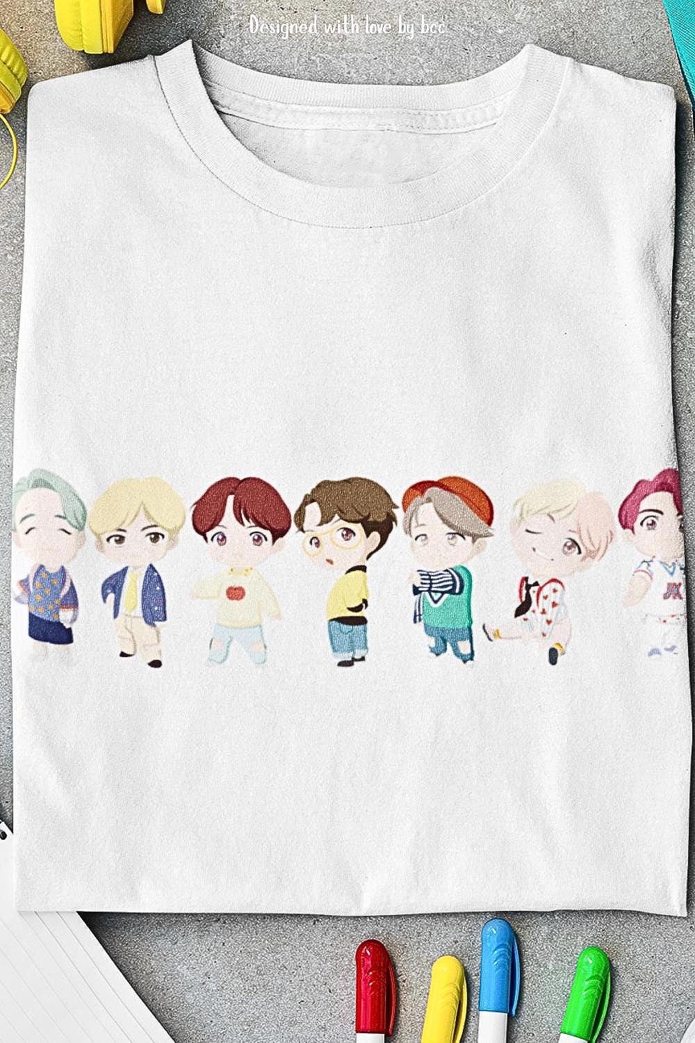 BTS Kpop Shirt, TinyTAN Idol Tee, Army Fan Merch, Concert Outfit, Unisex Cotton T-Shirt