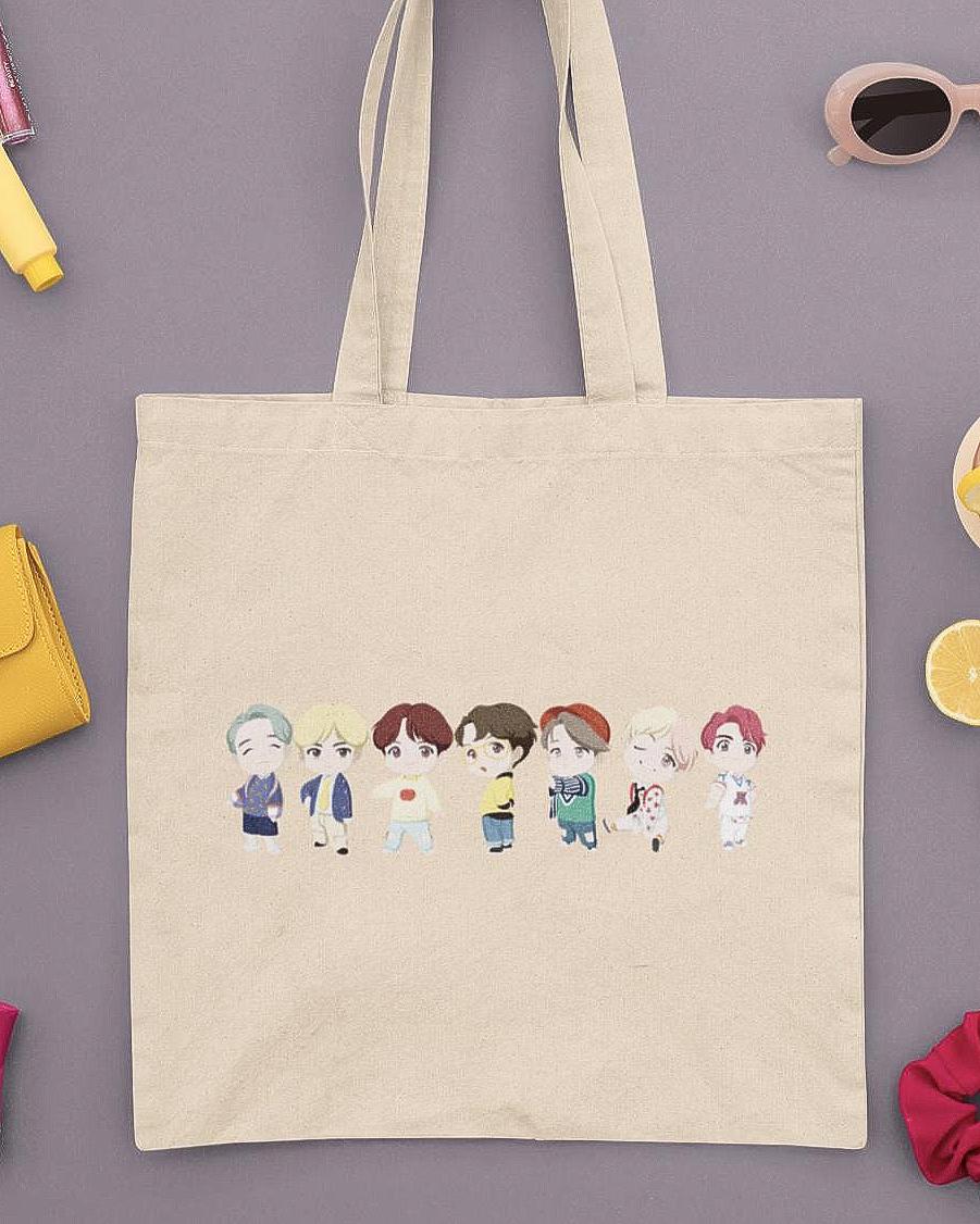 KPop Tote TinyTAN Idol Bag for BTS Army Fans