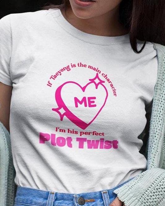 NCT127 Kpop Shirt, Taeyong Plot Twist Tee, Fan Merch, Concert Outfit, Unisex Cotton T-Shirt