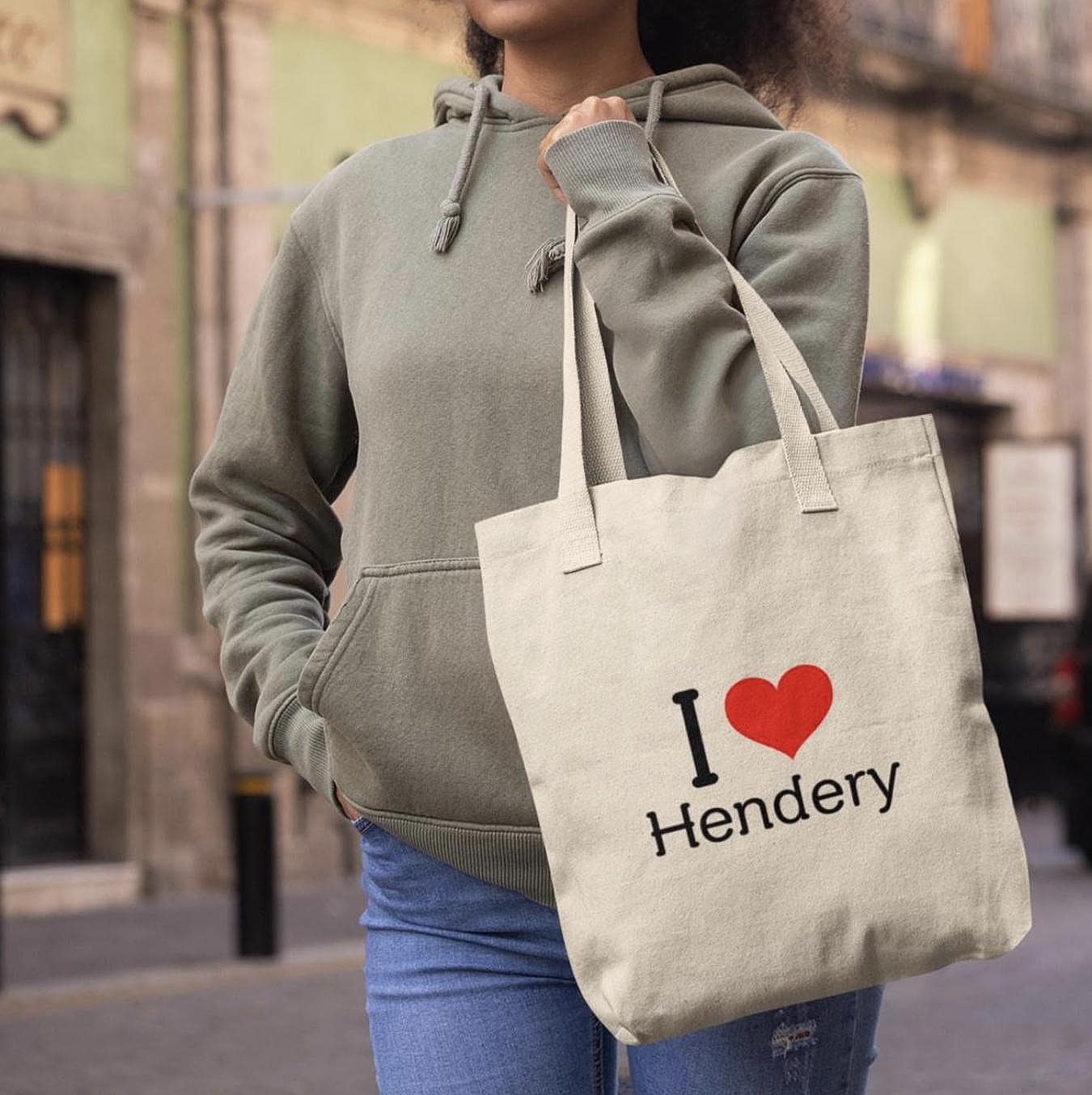 WayV Kpop, I Love Hendery Tote, Aesthetic Outfit, Fan Merch, Unisex Cotton Tote Bag
