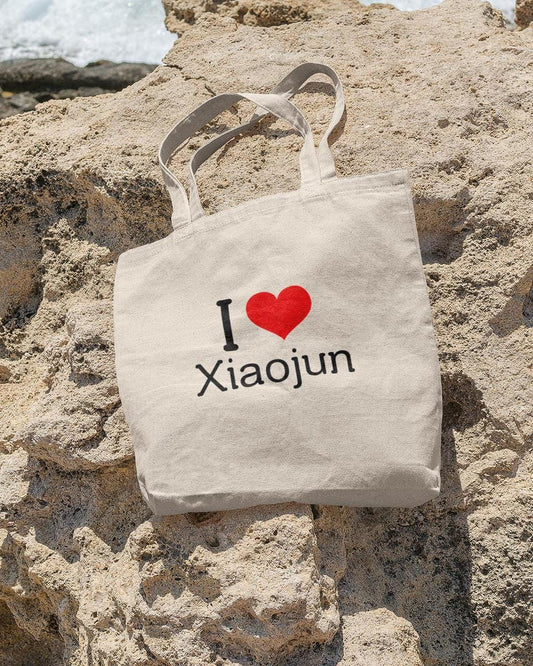 WayV Kpop, I Love Xiaojun Tote, Aesthetic Outfit, Fan Merch, Unisex Cotton Tote Bag