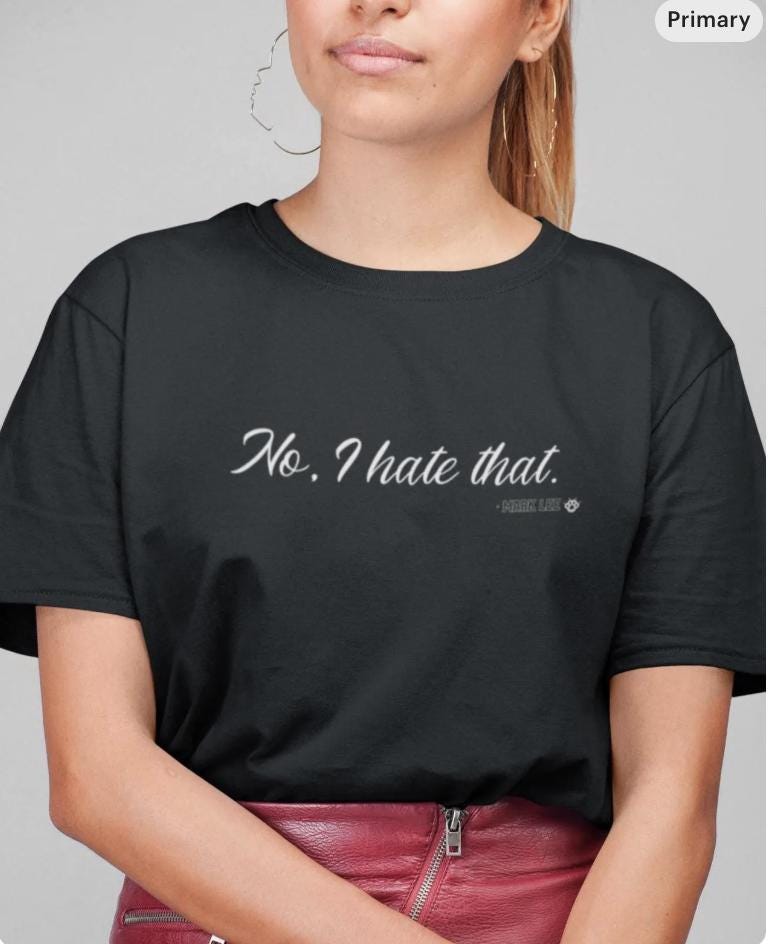 NCT Kpop Shirt, Mark Lee No I Hate That Meme Tee, Funny Fan Merch, Concert Outfit, Unisex Cotton T-Shirt