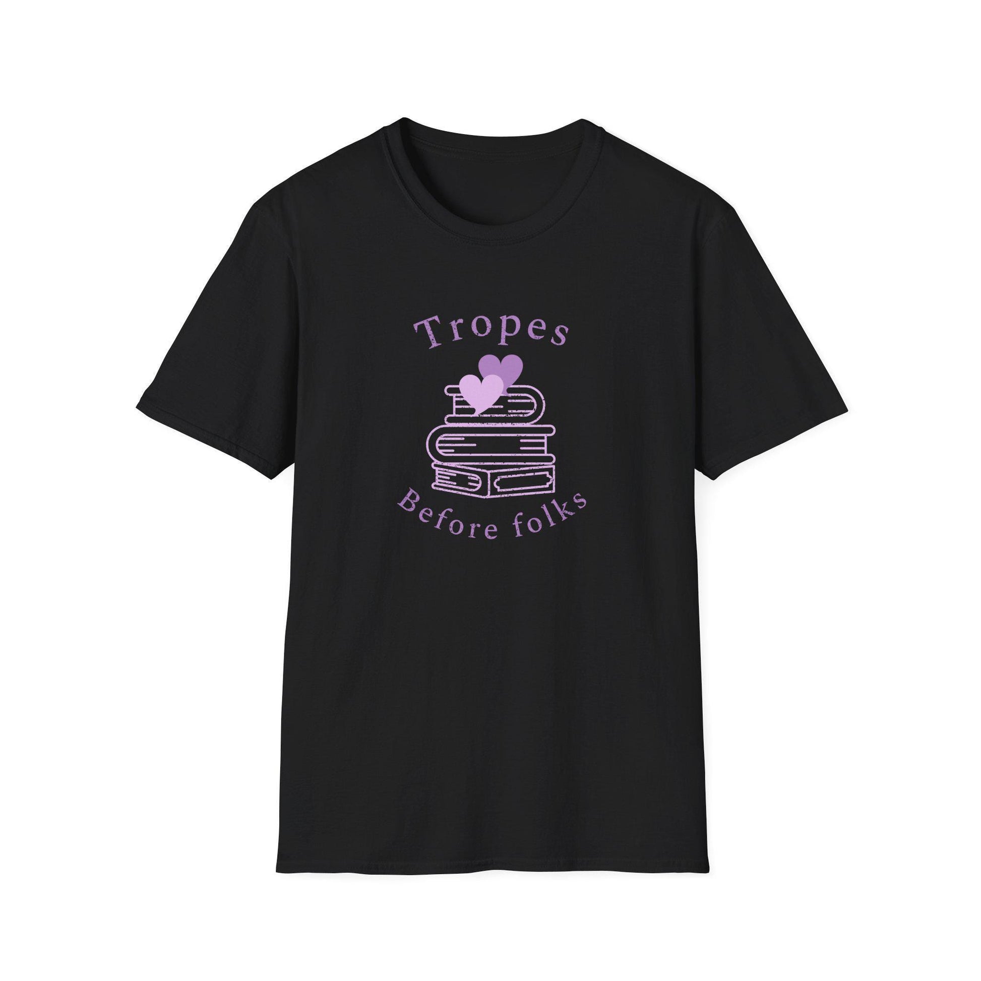 Kpop Fan Shirt, Tropes Before Folks Tee, Funny Fanfiction Merch, Aesthetic Outfit, Unisex Cotton T-Shirt