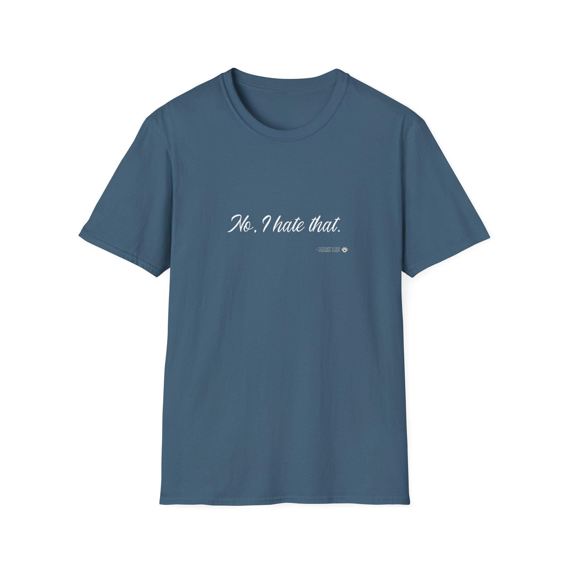 NCT Kpop Shirt, Mark Lee No I Hate That Meme Tee, Funny Fan Merch, Concert Outfit, Unisex Cotton T-Shirt