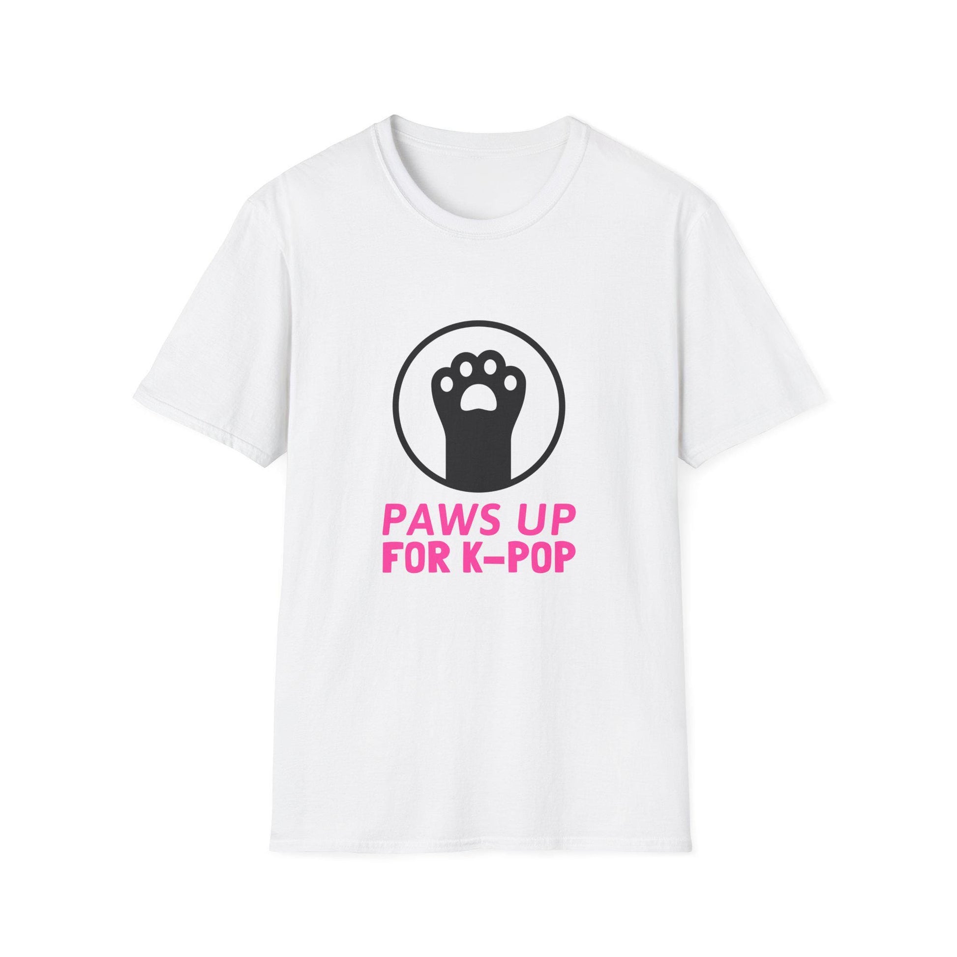 Kpop Shirt, Paws Up for Kpop Tee, Fan Merch, Concert Outfit, Unisex Cotton T-Shirt