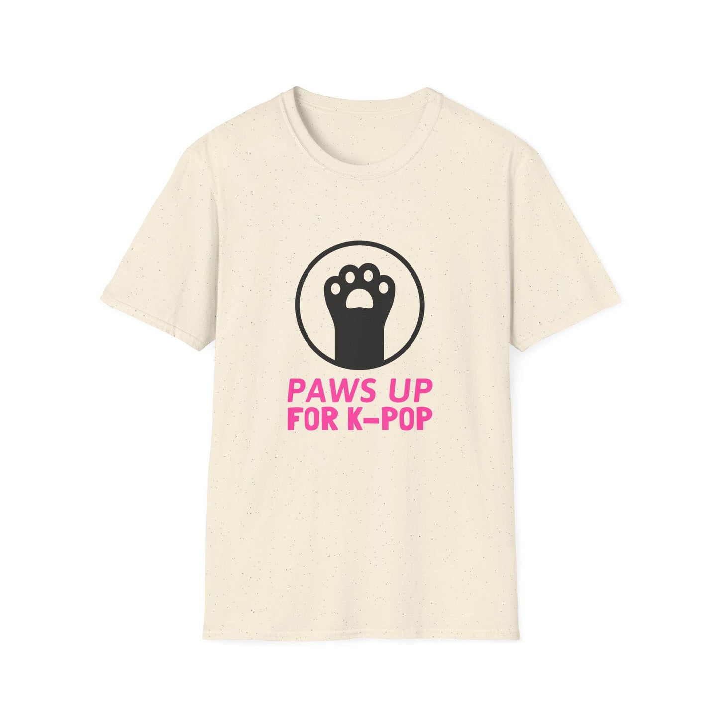 Kpop Shirt, Paws Up for Kpop Tee, Fan Merch, Concert Outfit, Unisex Cotton T-Shirt
