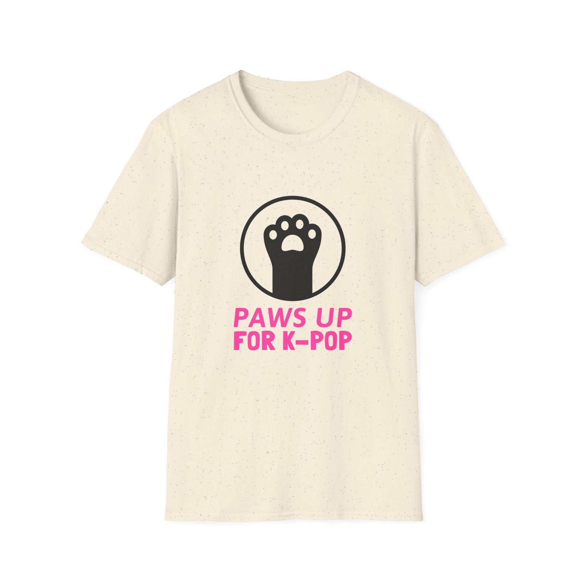 Kpop Shirt, Paws Up for Kpop Tee, Fan Merch, Concert Outfit, Unisex Cotton T-Shirt