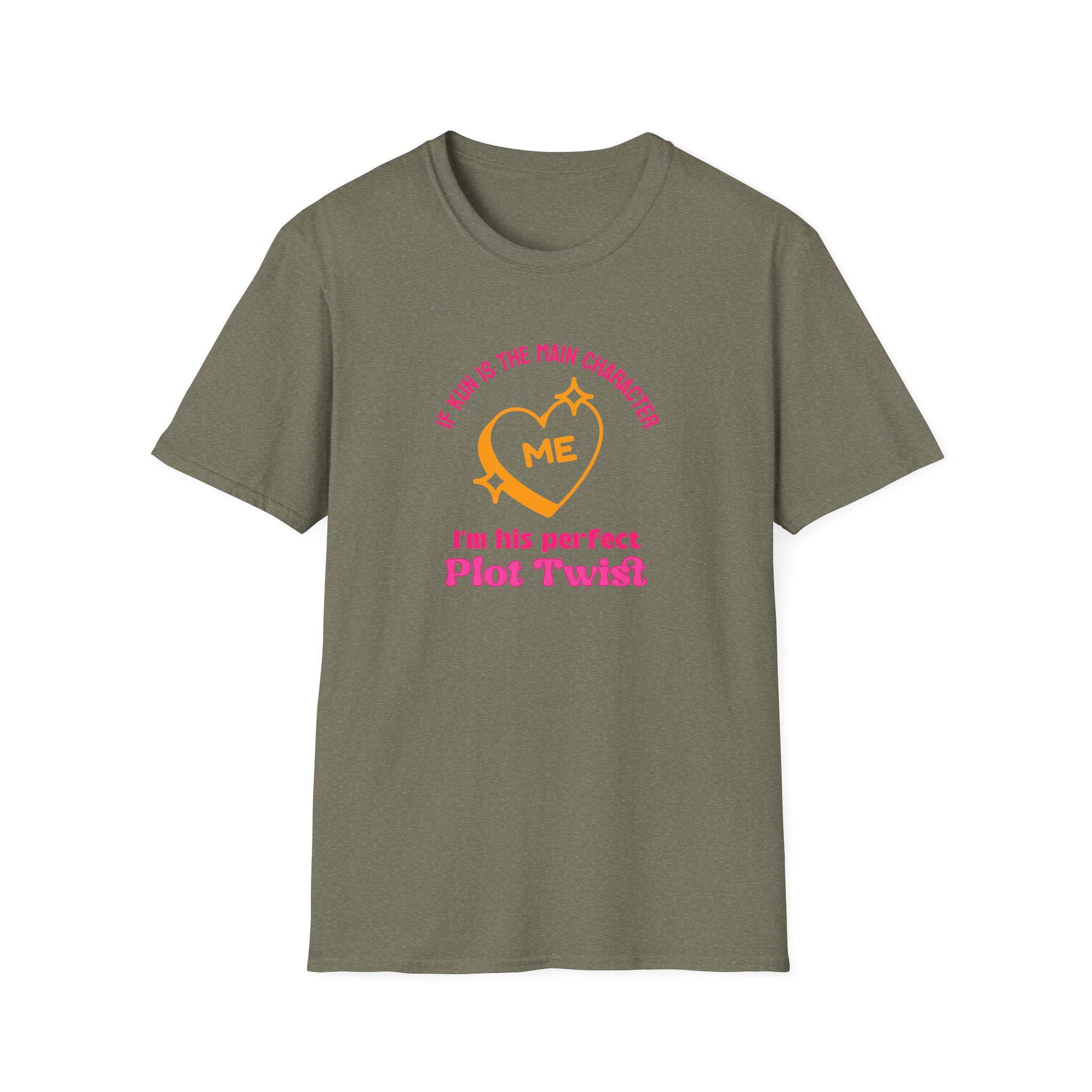 Kpop Shirt, Kun Plot Twist Tee, WayV Fan Merch, Concert Outfit, Unisex Cotton T-Shirt
