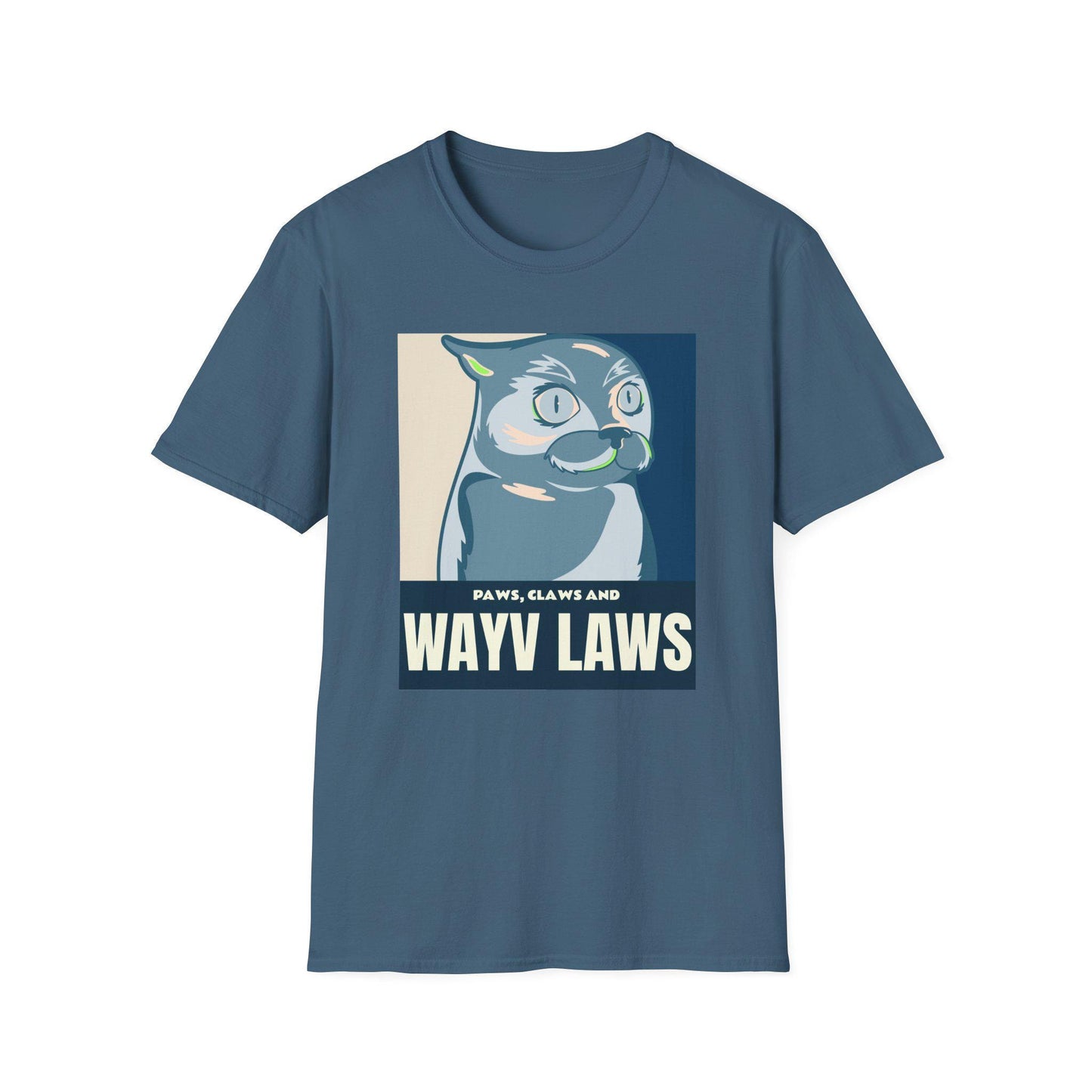 WayV Kpop Shirt, Paws Claws and WayV Laws Tee, Funny Fan Merch, Cute Outfit, Unisex Cotton T-Shirt