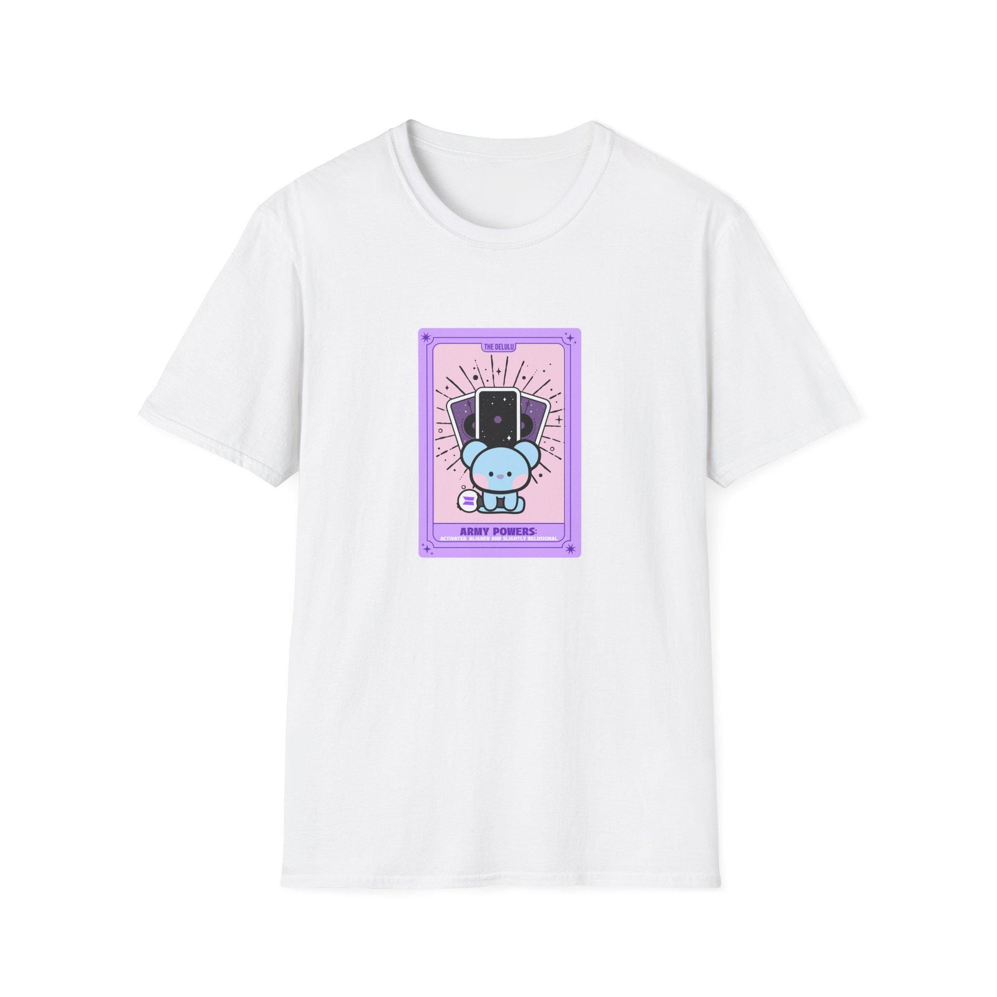BTS Kpop Shirt, BT21 Koya Tarot Design, Fan Gift, Concert Outfit Tee, Unisex Cotton Top