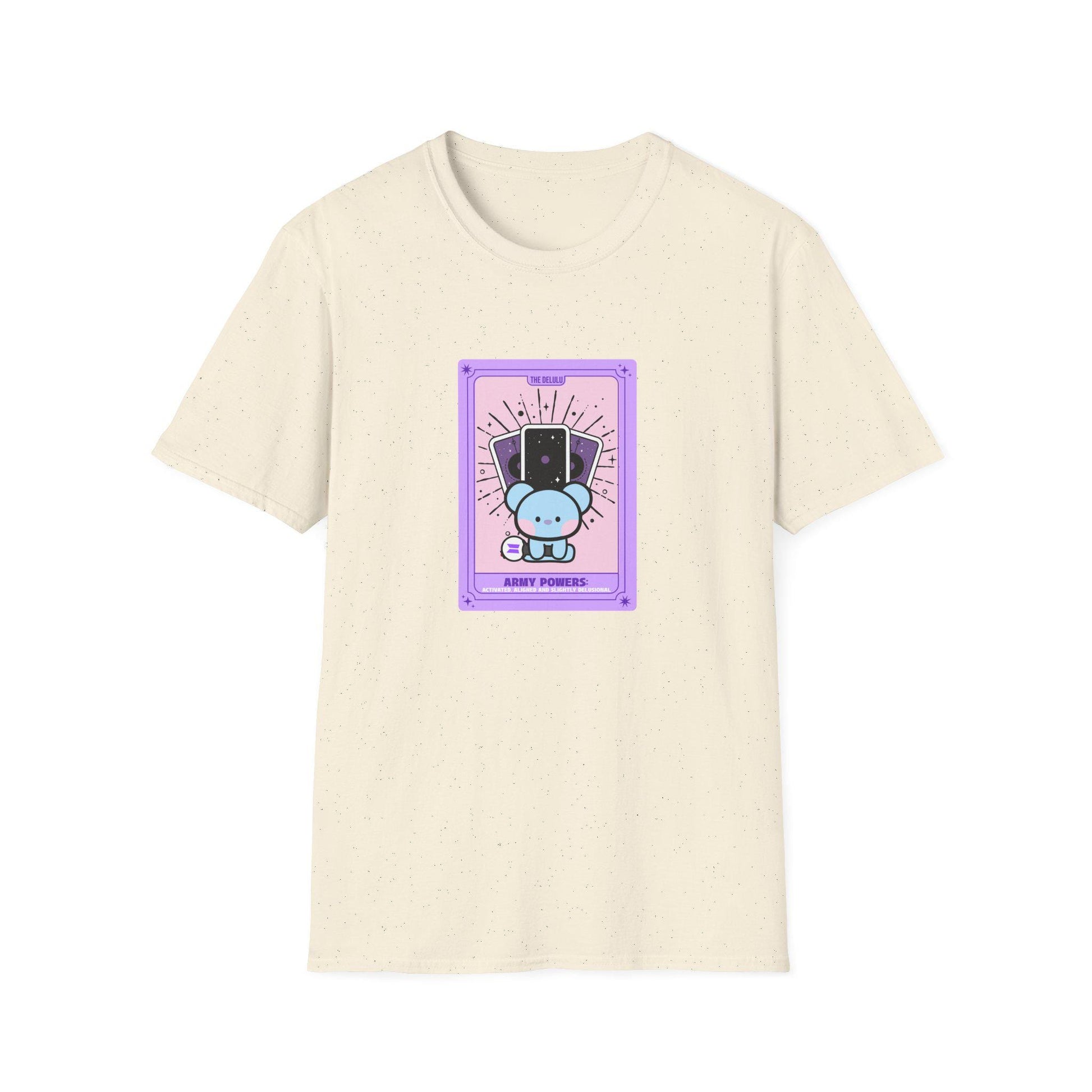 BTS Kpop Shirt, BT21 Koya Tarot Design, Fan Gift, Concert Outfit Tee, Unisex Cotton Top