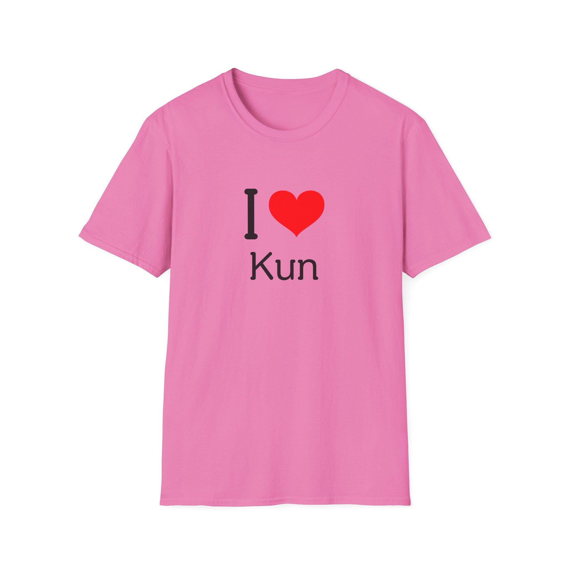 WayV Kpop Shirt, I Love Kun Tee, Fan Gift, Concert Outfit, Unisex Cotton T-Shirt