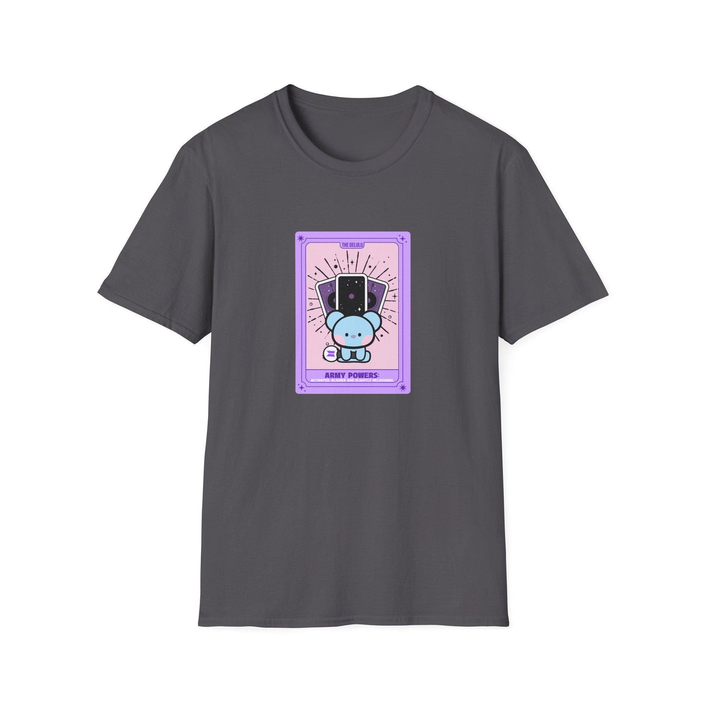 BTS Kpop Shirt, BT21 Koya Tarot Design, Fan Gift, Concert Outfit Tee, Unisex Cotton Top