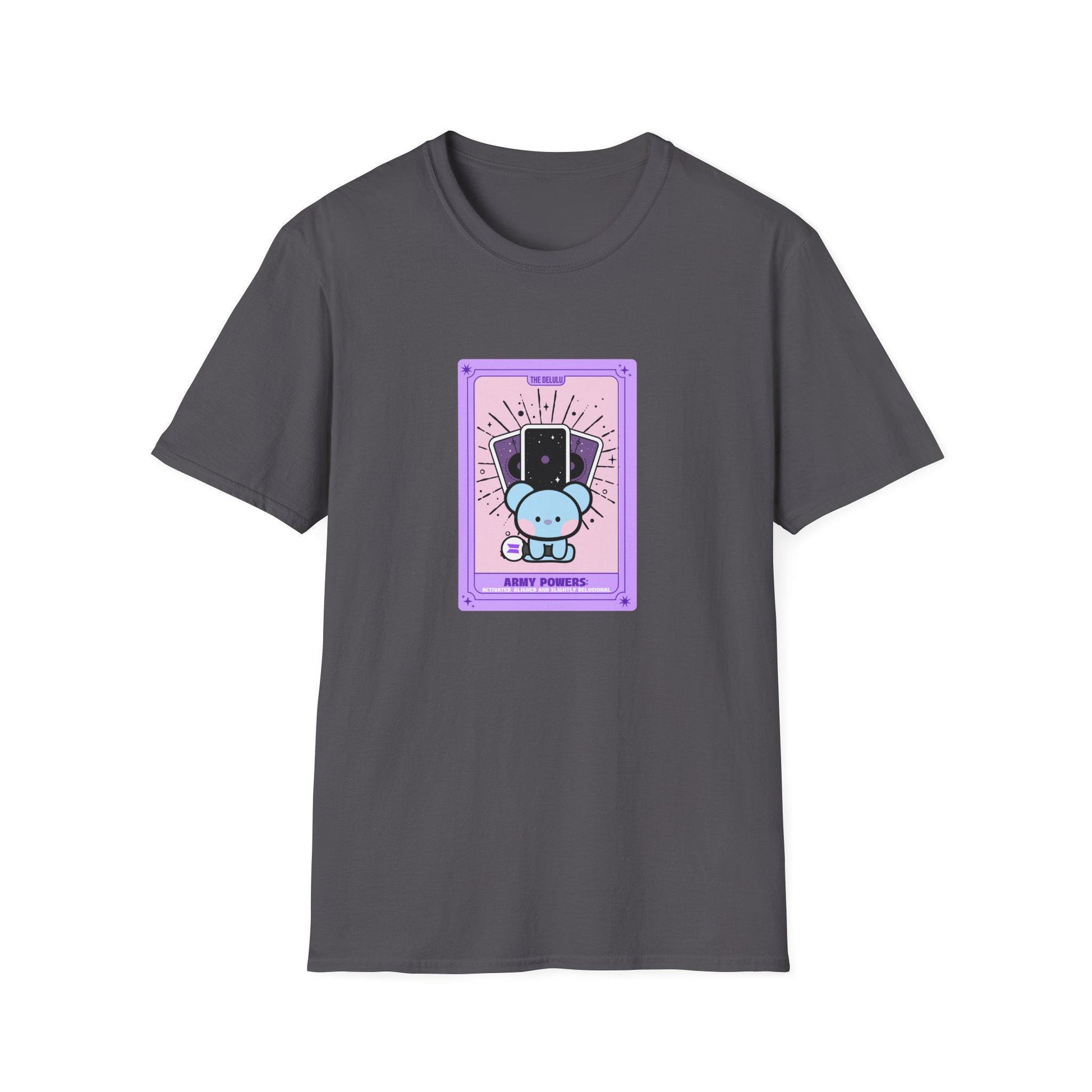 BTS Kpop Shirt, BT21 Koya Tarot Design, Fan Gift, Concert Outfit Tee, Unisex Cotton Top