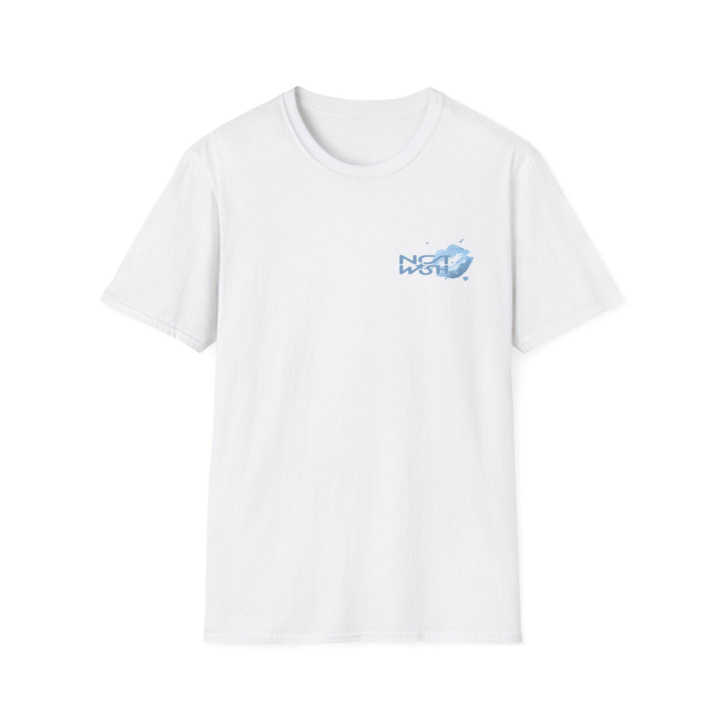 NCT Wish Kpop Logo Lipstick Kiss Cotton T-Shirt, Concert Outfit