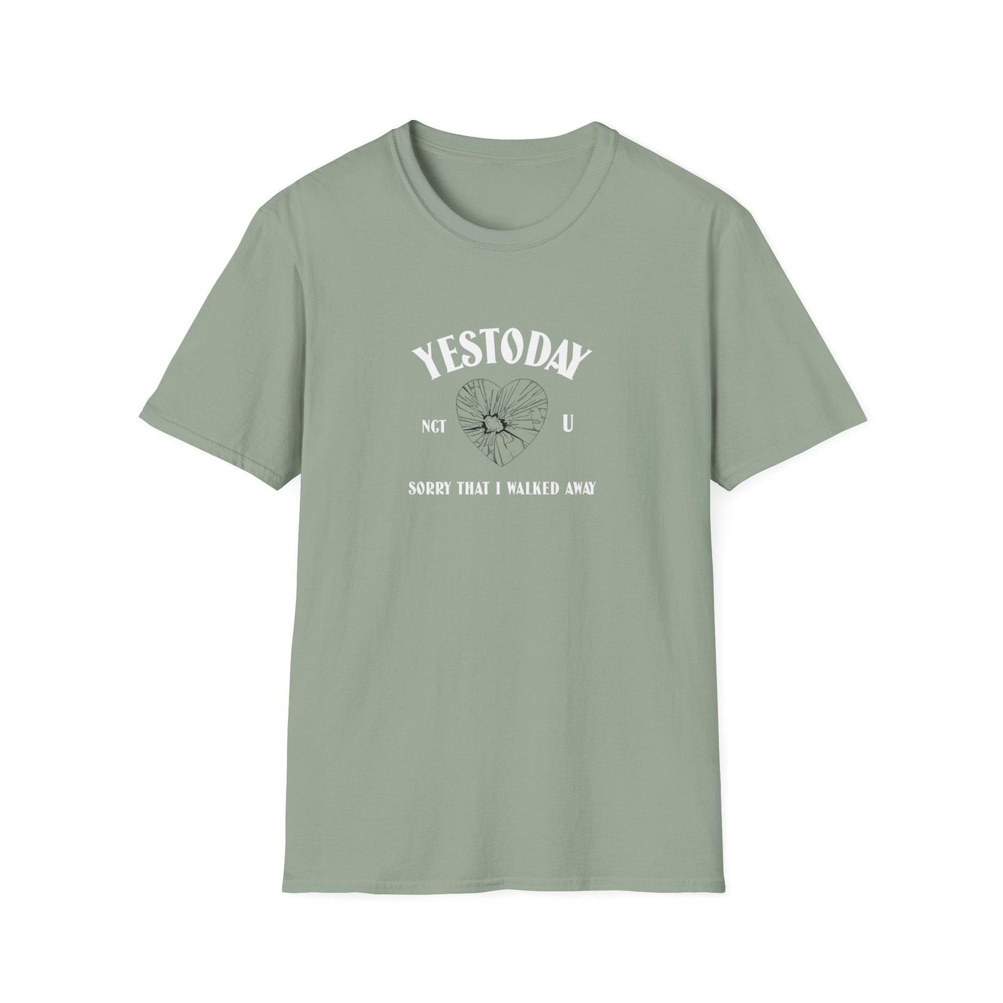 NCT U Kpop Shirt, Yestoday Lyric Tee, Fan Merch, Concert Outfit, Unisex Cotton T-Shirt