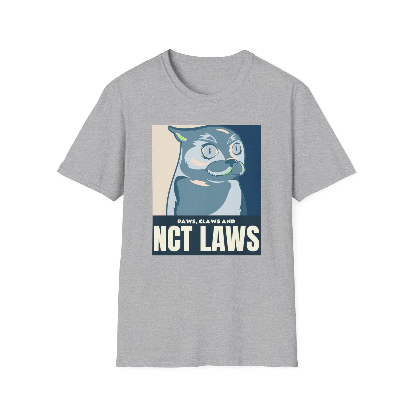 NCT Kpop Shirt, Paws Claws and NCT Laws Tee, Funny Fan Merch, Cute Outfit, Unisex Cotton T-Shirt