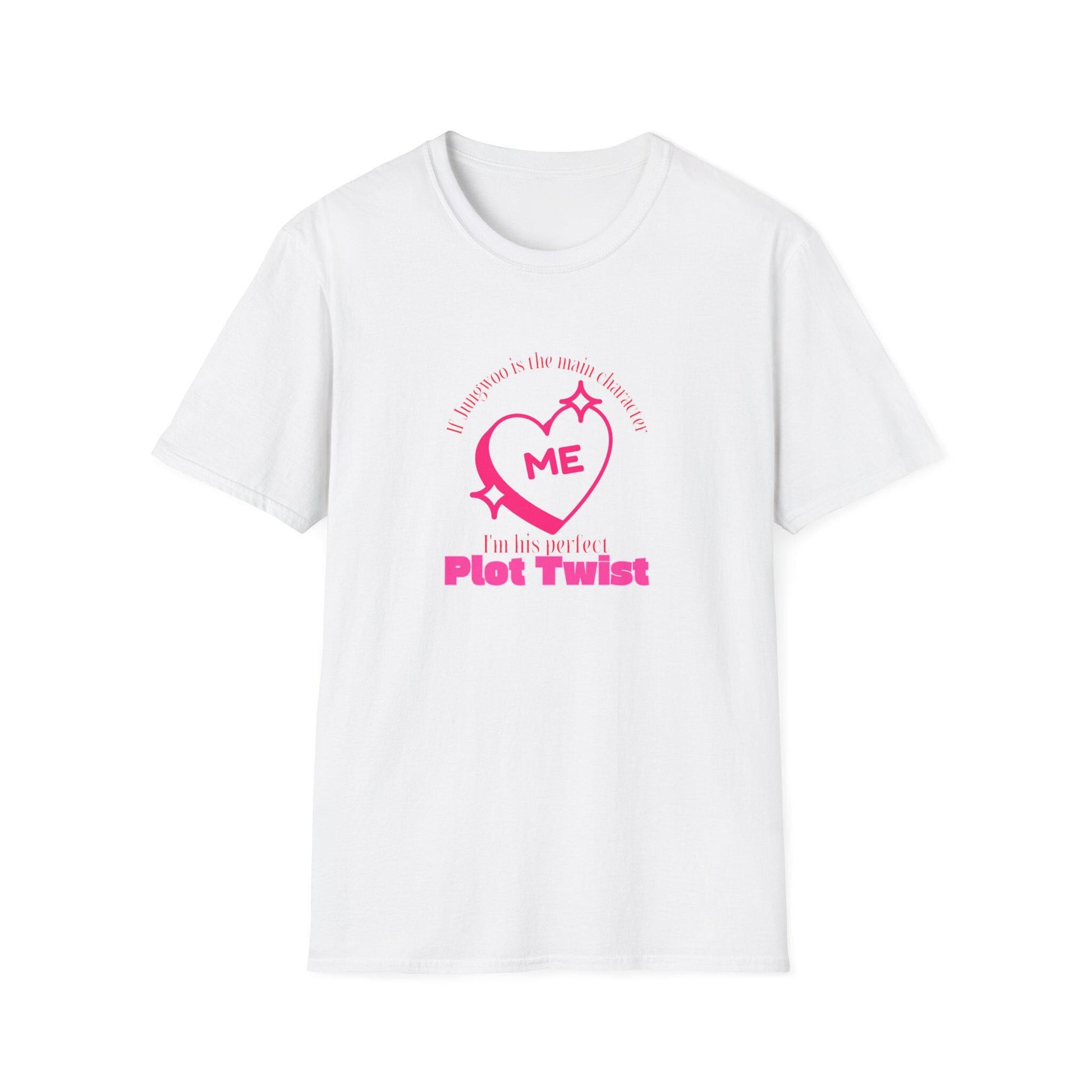 Jungwoo Kpop Shirt, Plot Twist Tee, NCT127 Fan Merch, Concert Outfit, Unisex Cotton T-Shirt