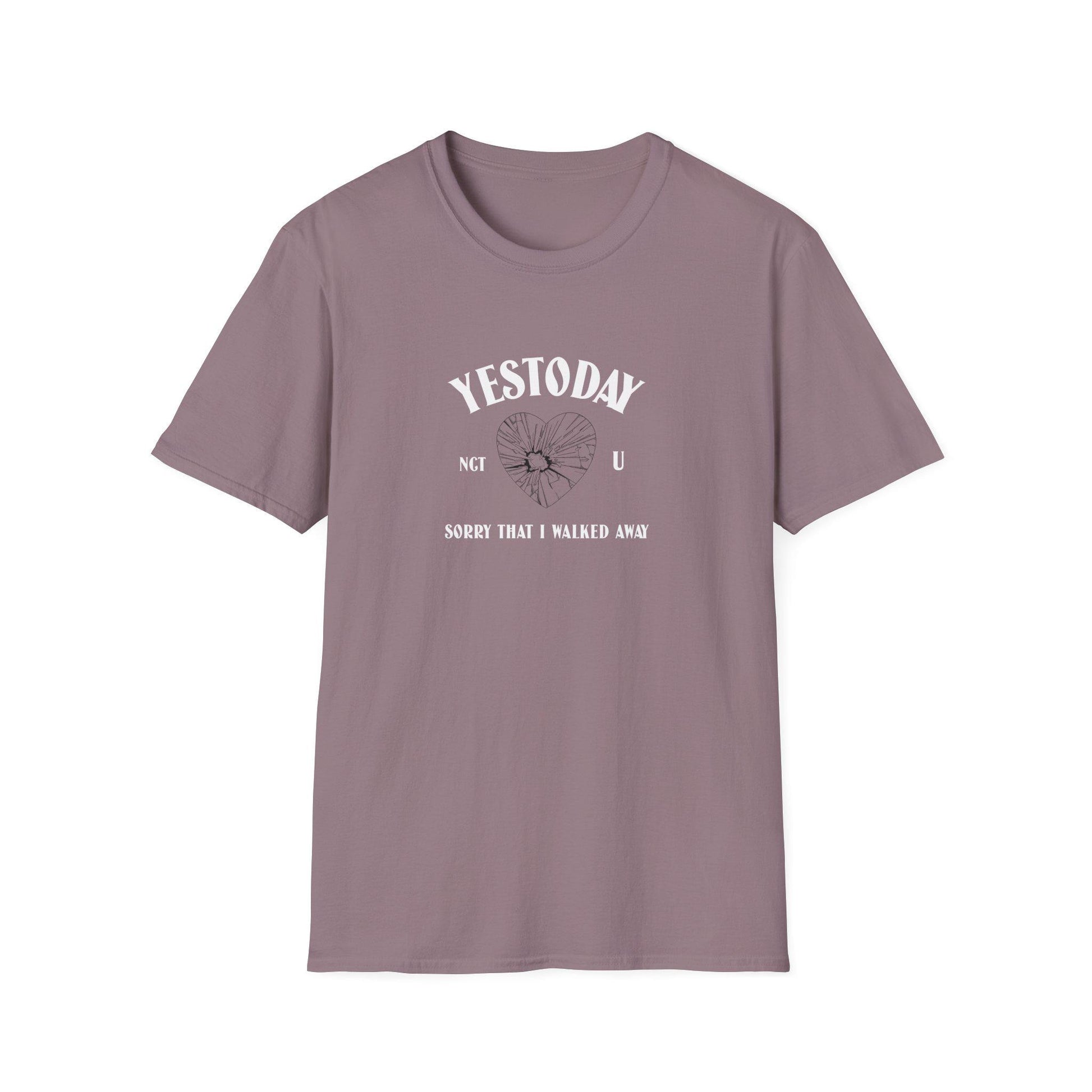 NCT U Kpop Shirt, Yestoday Lyric Tee, Fan Merch, Concert Outfit, Unisex Cotton T-Shirt