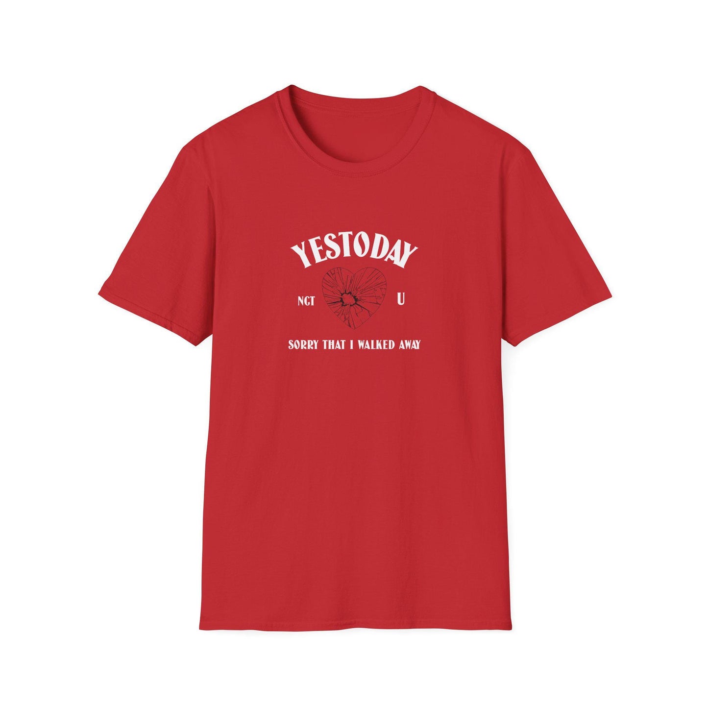 NCT U Kpop Shirt, Yestoday Lyric Tee, Fan Merch, Concert Outfit, Unisex Cotton T-Shirt