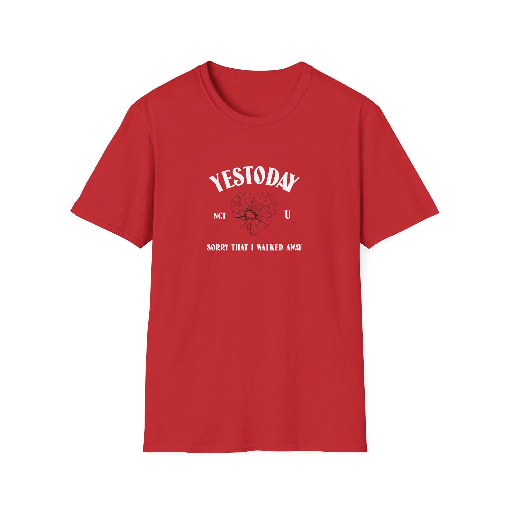NCT U Kpop Shirt, Yestoday Lyric Tee, Fan Merch, Concert Outfit, Unisex Cotton T-Shirt