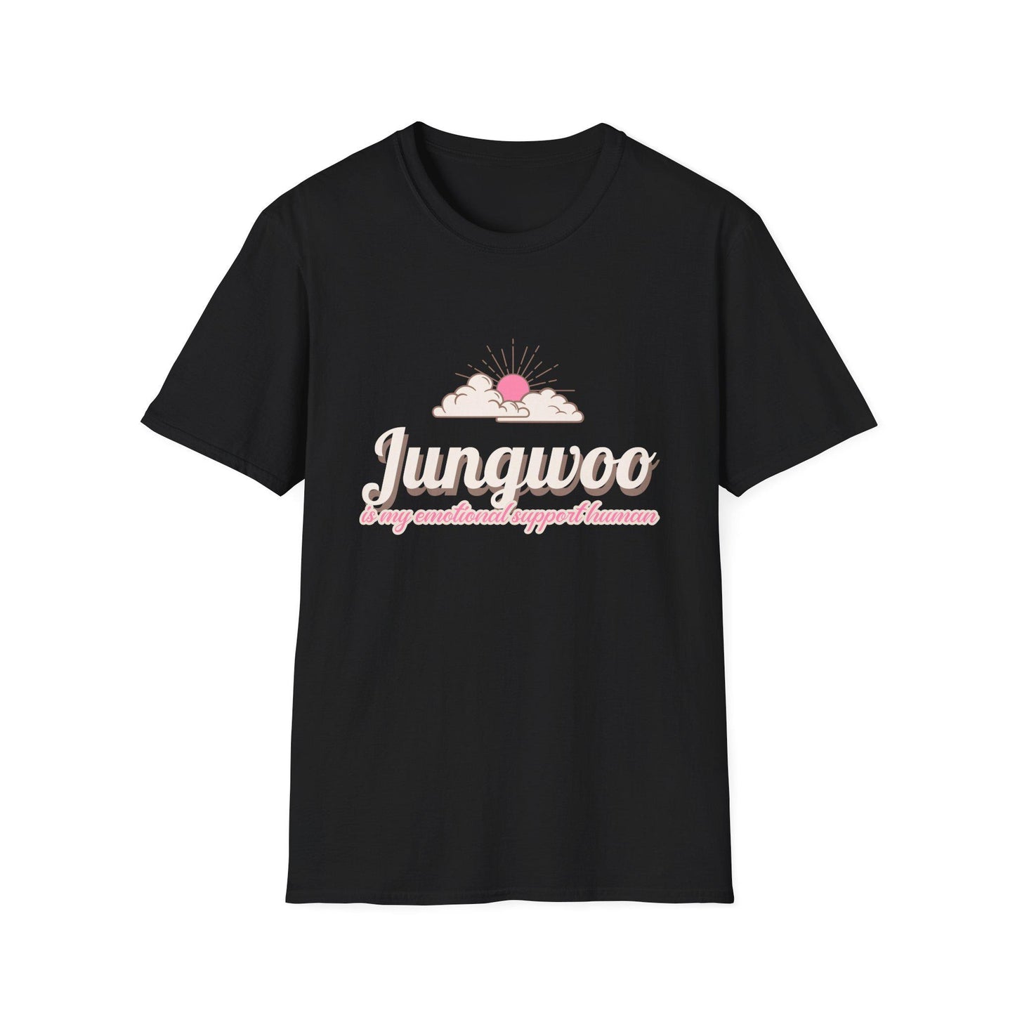 NCT127 Kpop Shirt, Jungwoo Emotional Support Human Tee, Fan Merch, Concert Outfit, Unisex Cotton T-Shirt