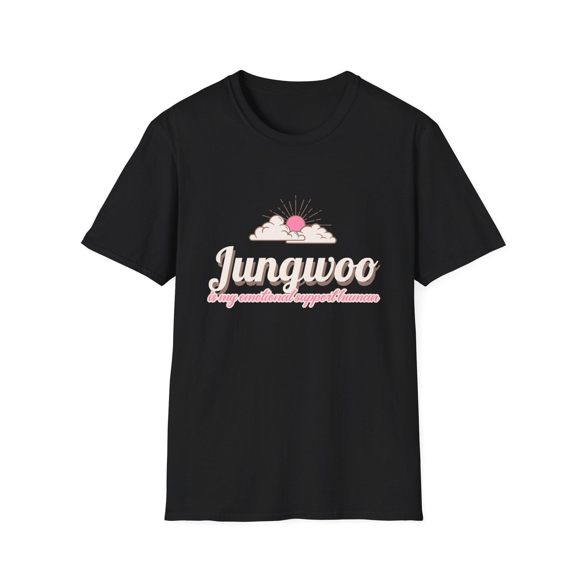 NCT127 Kpop Shirt, Jungwoo Emotional Support Human Tee, Fan Merch, Concert Outfit, Unisex Cotton T-Shirt
