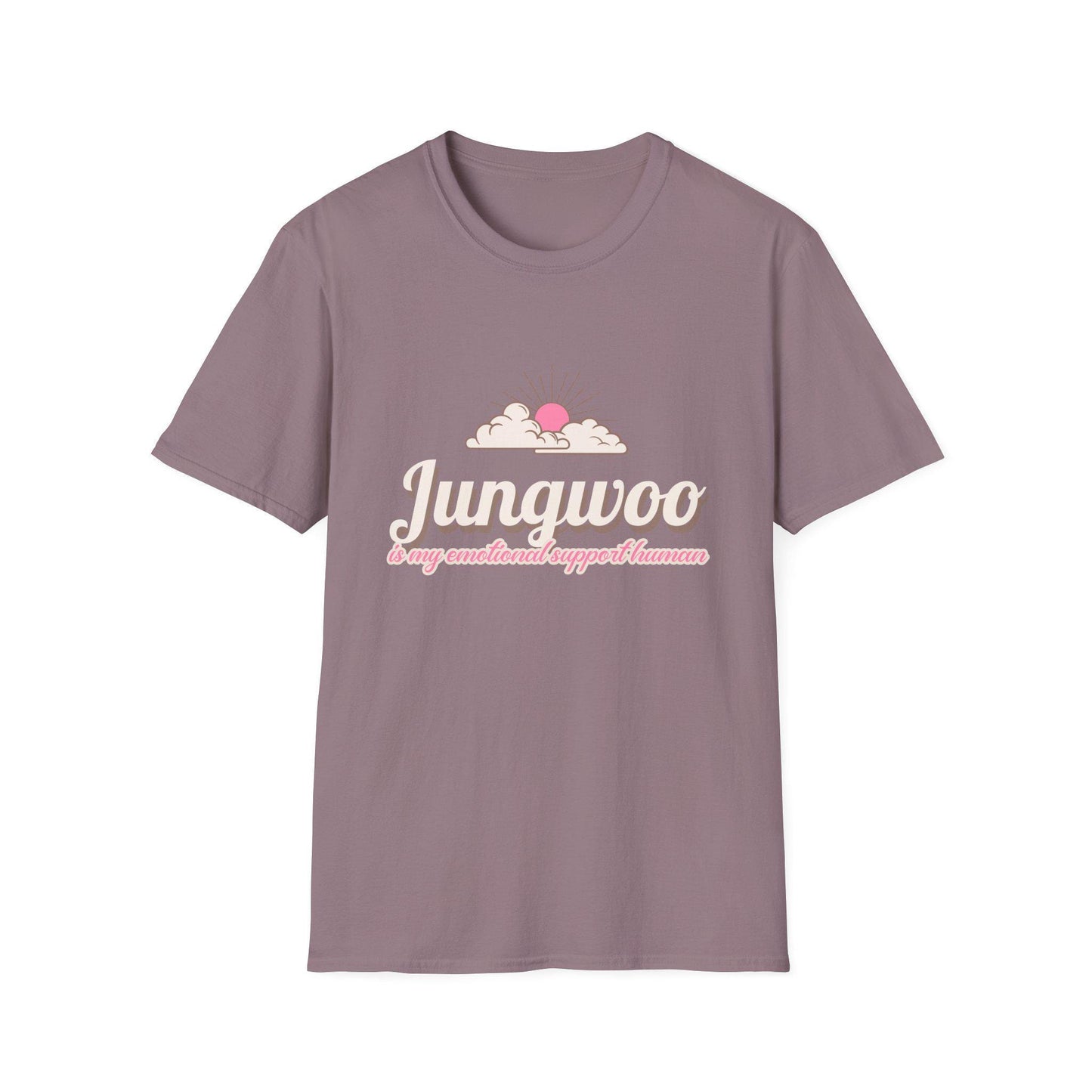 NCT127 Kpop Shirt, Jungwoo Emotional Support Human Tee, Fan Merch, Concert Outfit, Unisex Cotton T-Shirt
