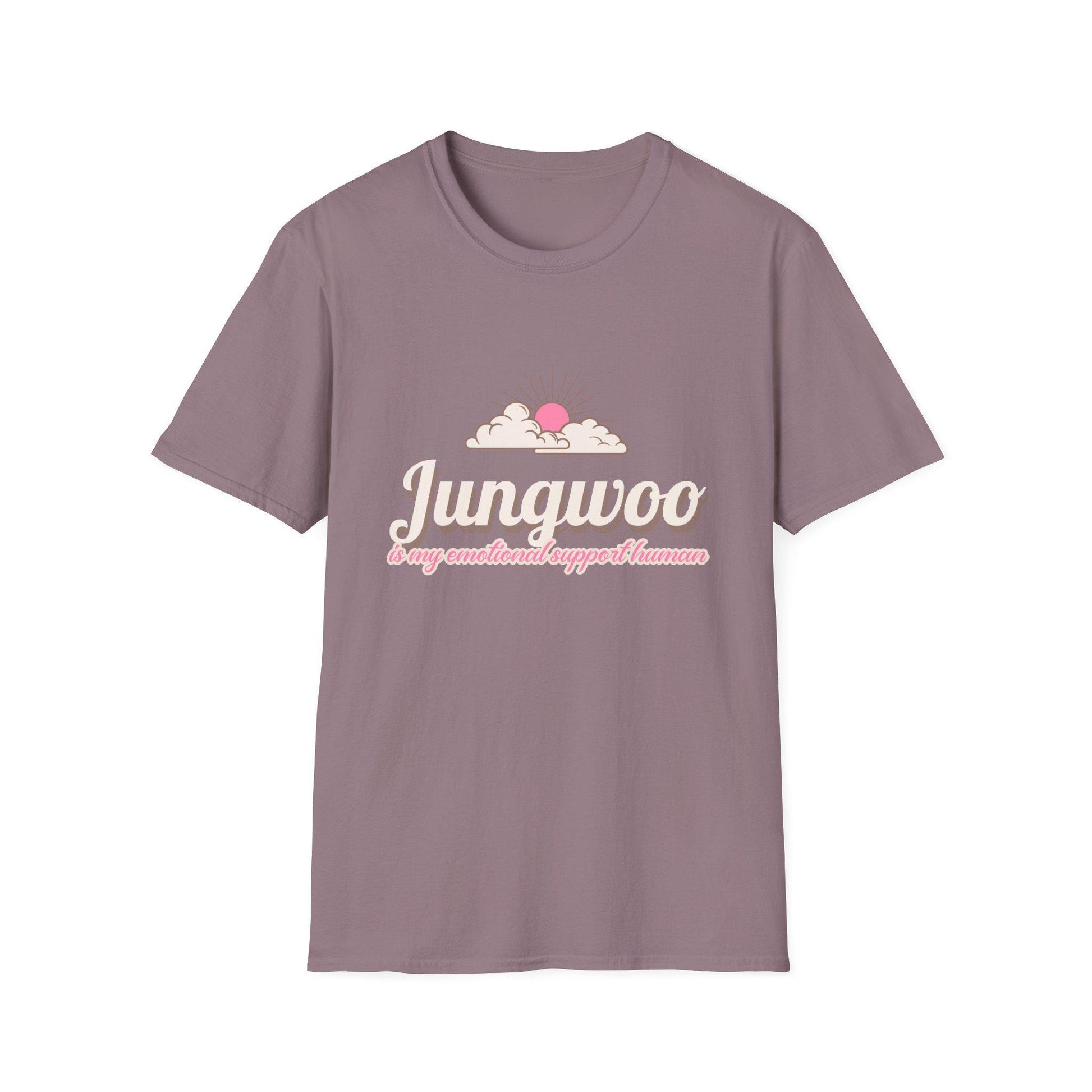 NCT127 Kpop Shirt, Jungwoo Emotional Support Human Tee, Fan Merch, Concert Outfit, Unisex Cotton T-Shirt