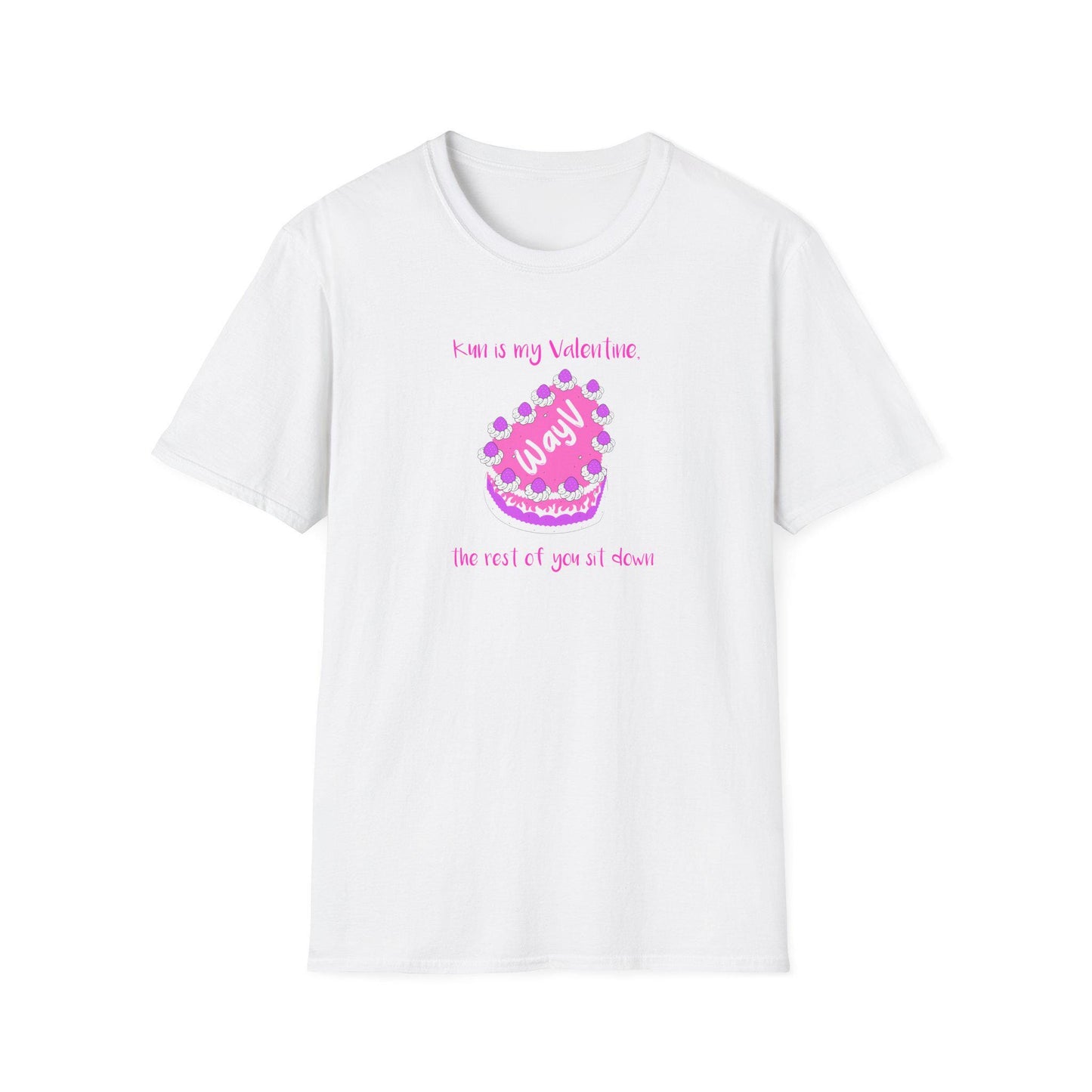 WayV Kpop Shirt, Kun Valentine Tee, Fan Merch, Concert Outfit, Unisex Cotton T-Shirt