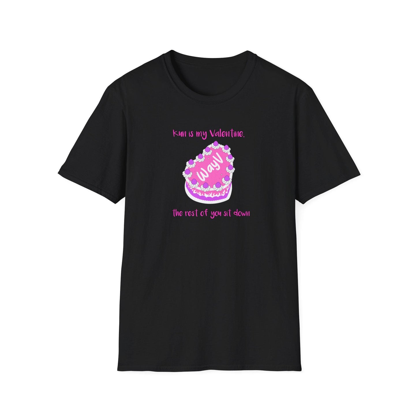 WayV Kpop Shirt, Kun Valentine Tee, Fan Merch, Concert Outfit, Unisex Cotton T-Shirt