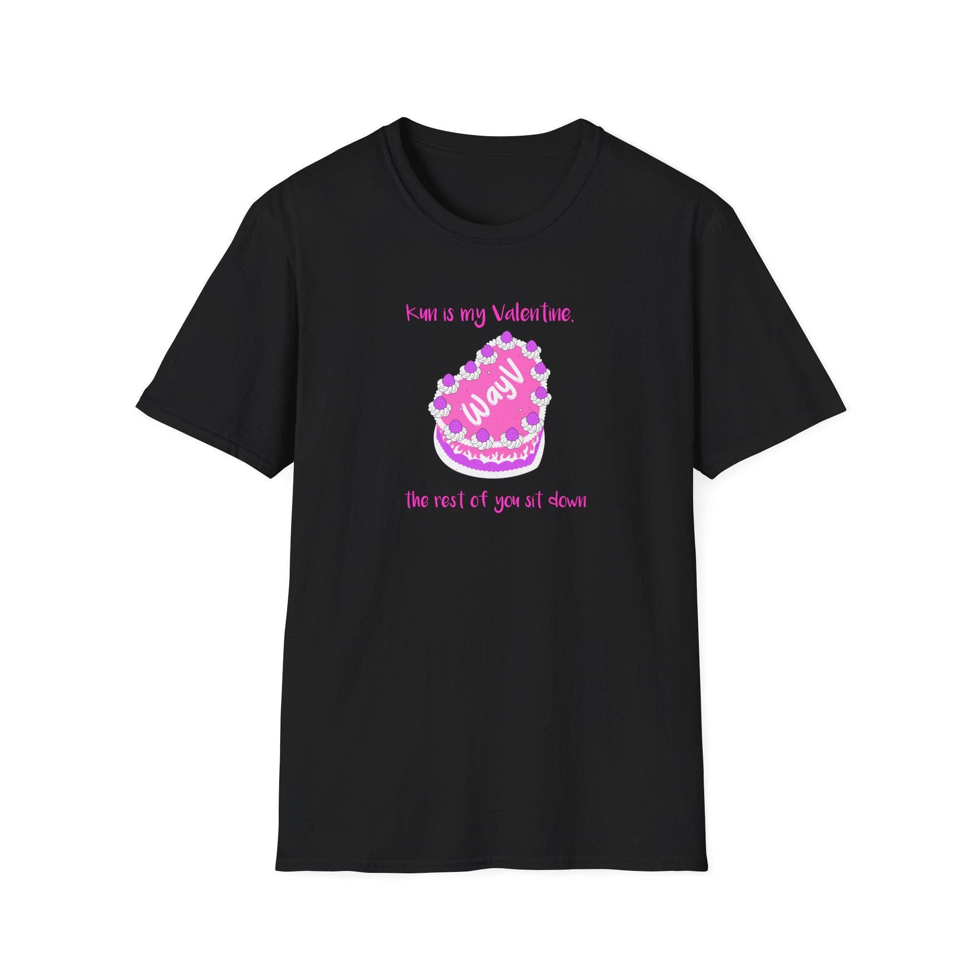 WayV Kpop Shirt, Kun Valentine Tee, Fan Merch, Concert Outfit, Unisex Cotton T-Shirt