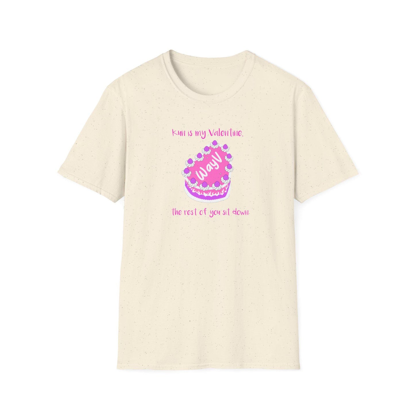 WayV Kpop Shirt, Kun Valentine Tee, Fan Merch, Concert Outfit, Unisex Cotton T-Shirt