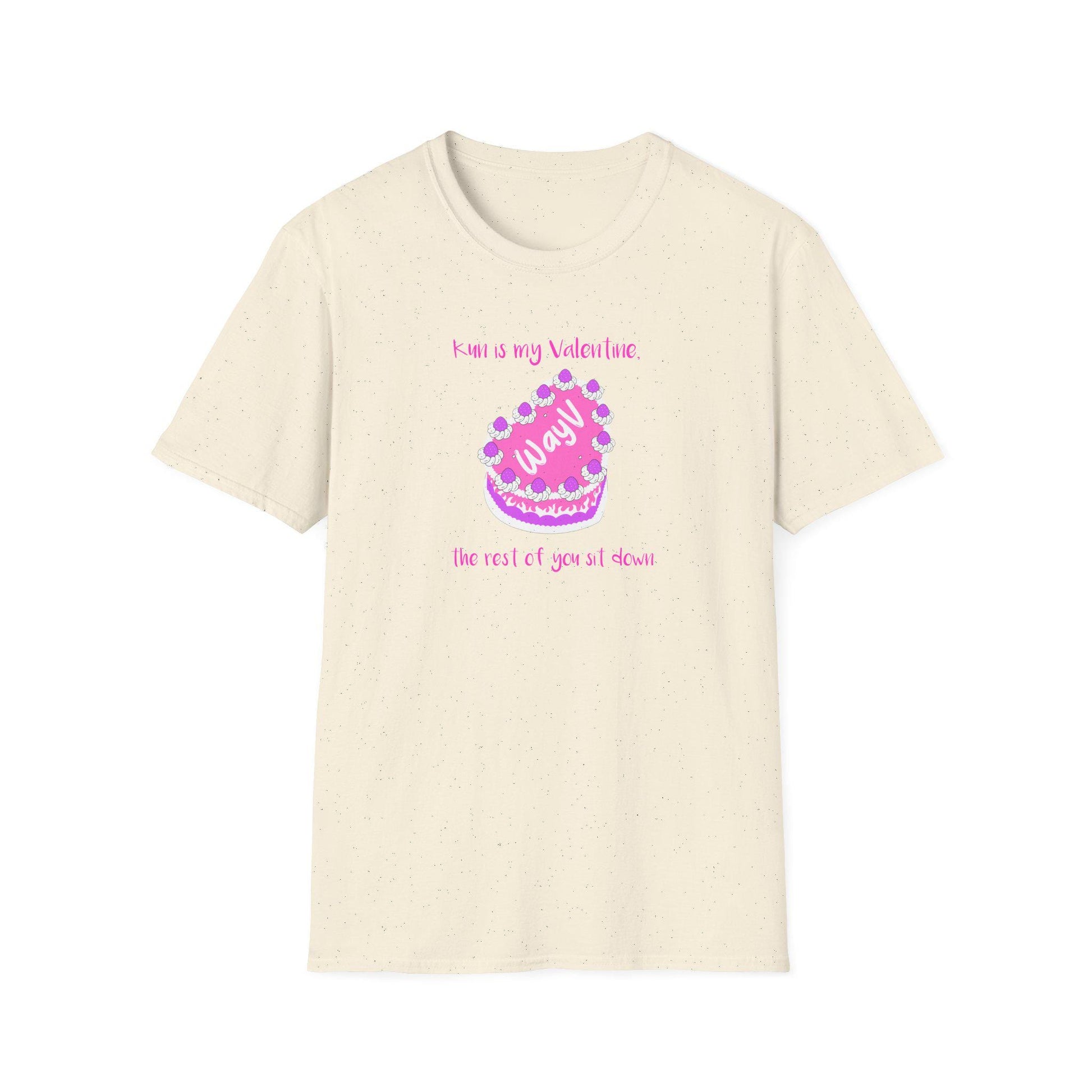 WayV Kpop Shirt, Kun Valentine Tee, Fan Merch, Concert Outfit, Unisex Cotton T-Shirt